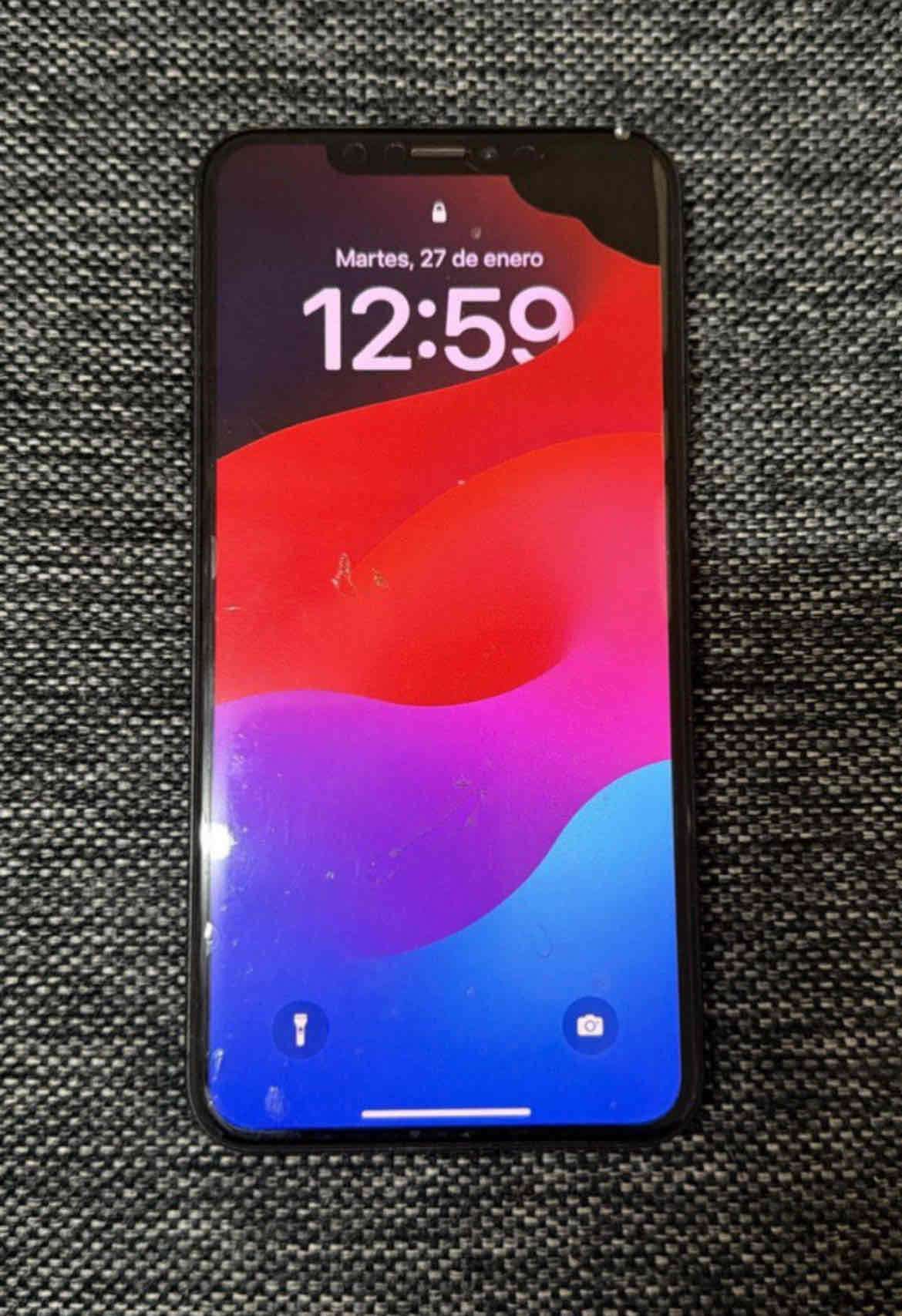 iPhone XS Max 64 gb space boack con caja y funda - miniatura 2