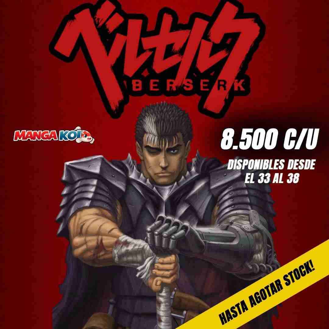 manga Berserk tomo 33 a 38
