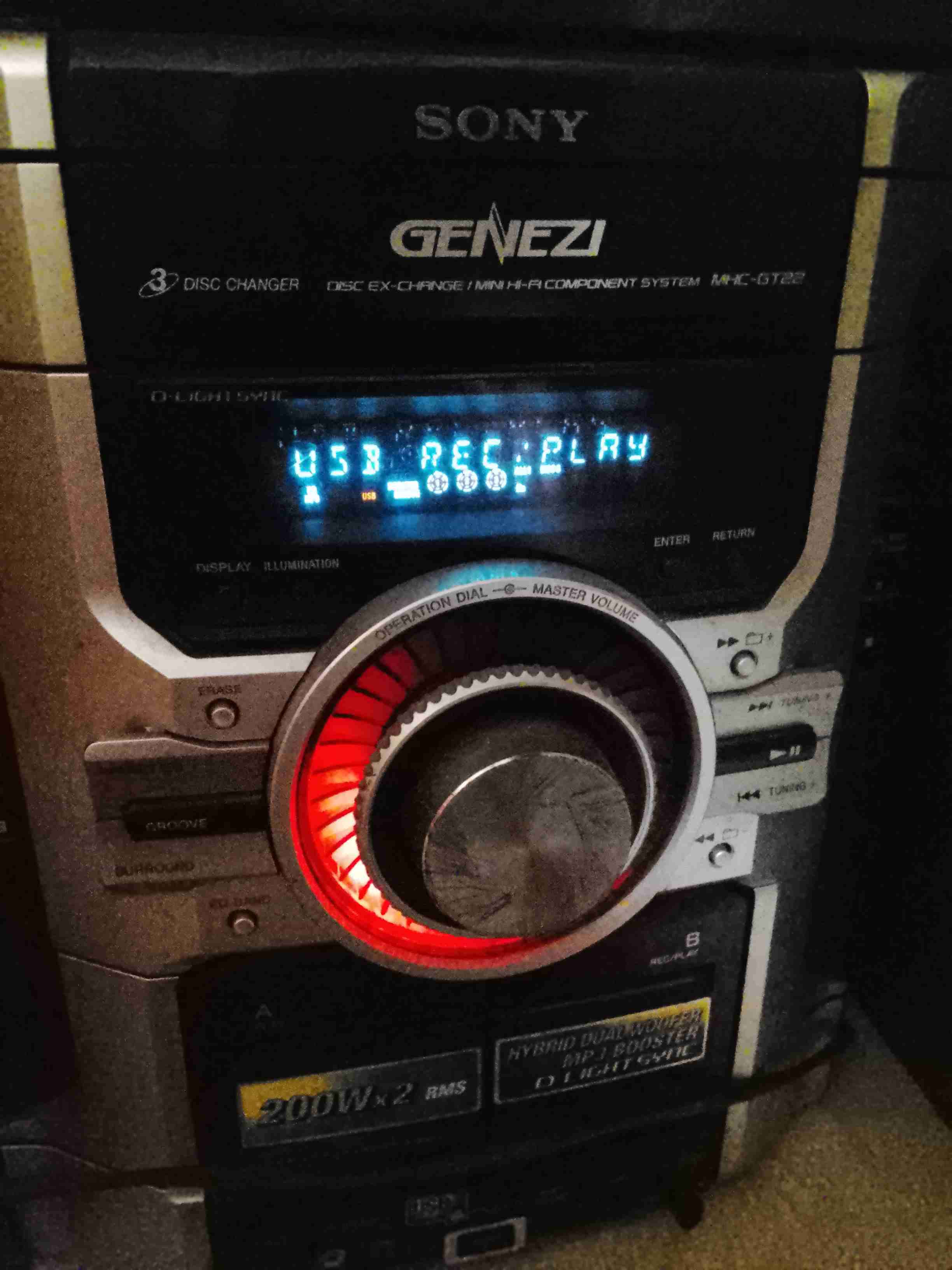 Sistema de audio Sony Genezi - miniatura 1