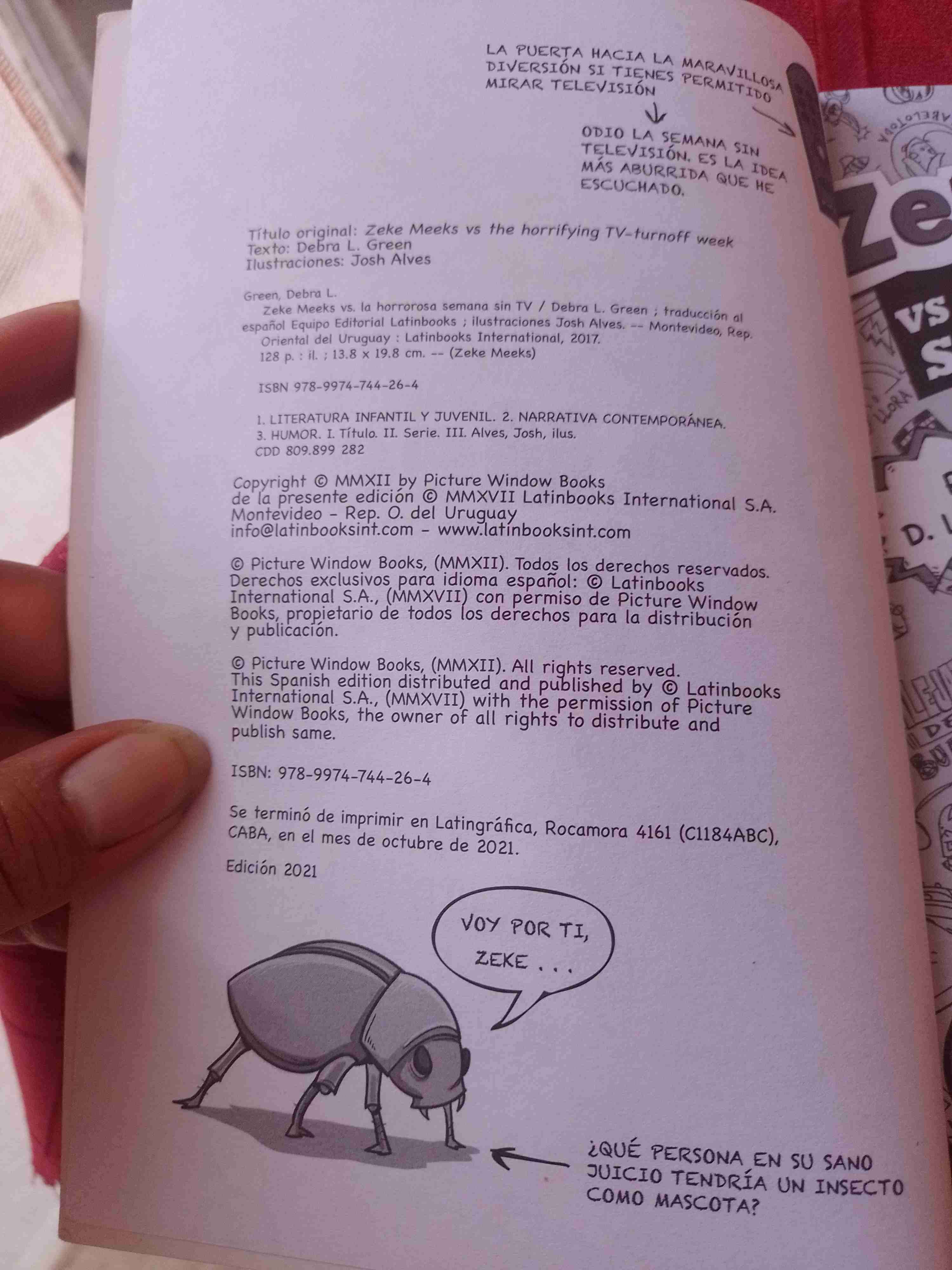 Libro Zeke Meeks vs la horroroza semana sin TV - miniatura 2