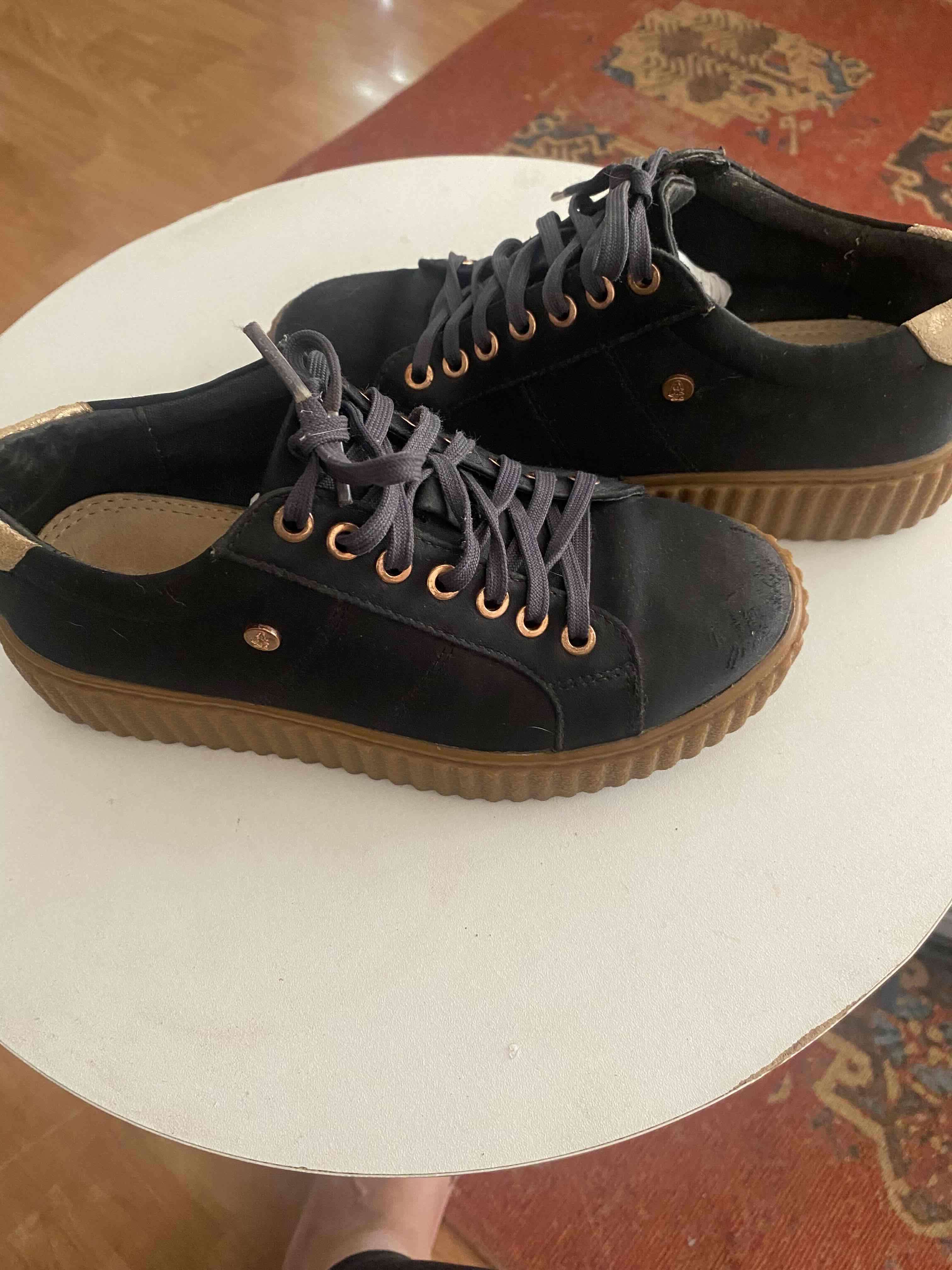 Zapatillas negras hush puppies 33 - miniatura 2