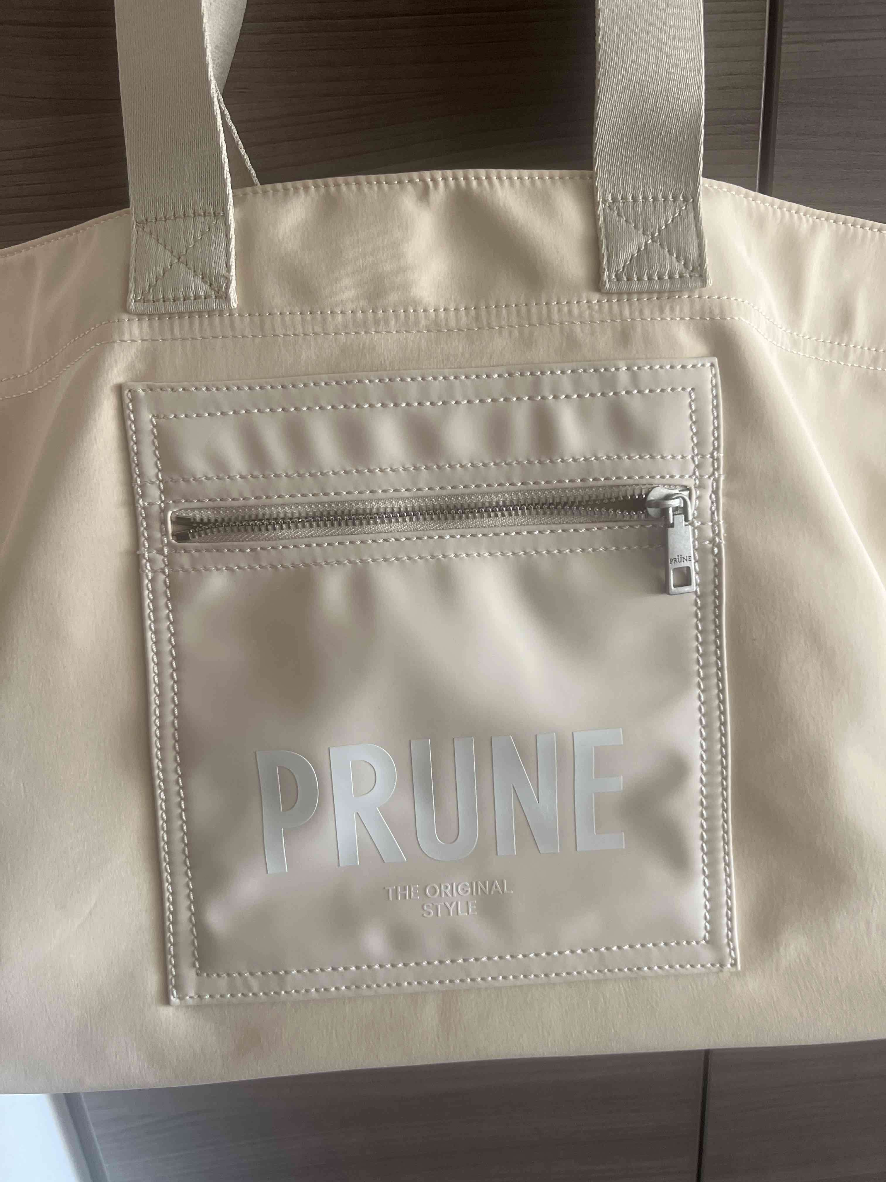 Bolso Prune beige de tela - miniatura 2