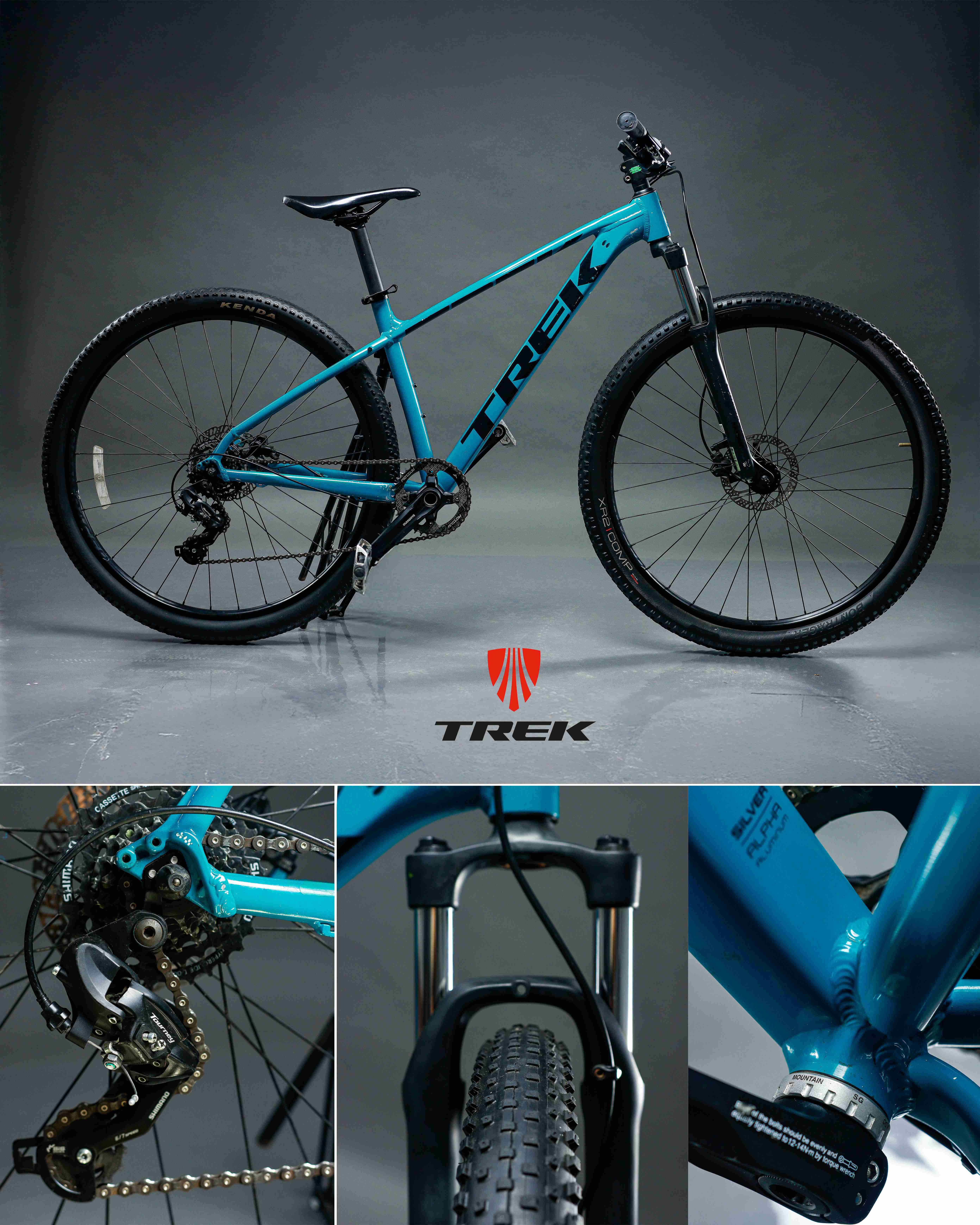 Bicicleta de montaña Trek azul aro 29 - miniatura 4