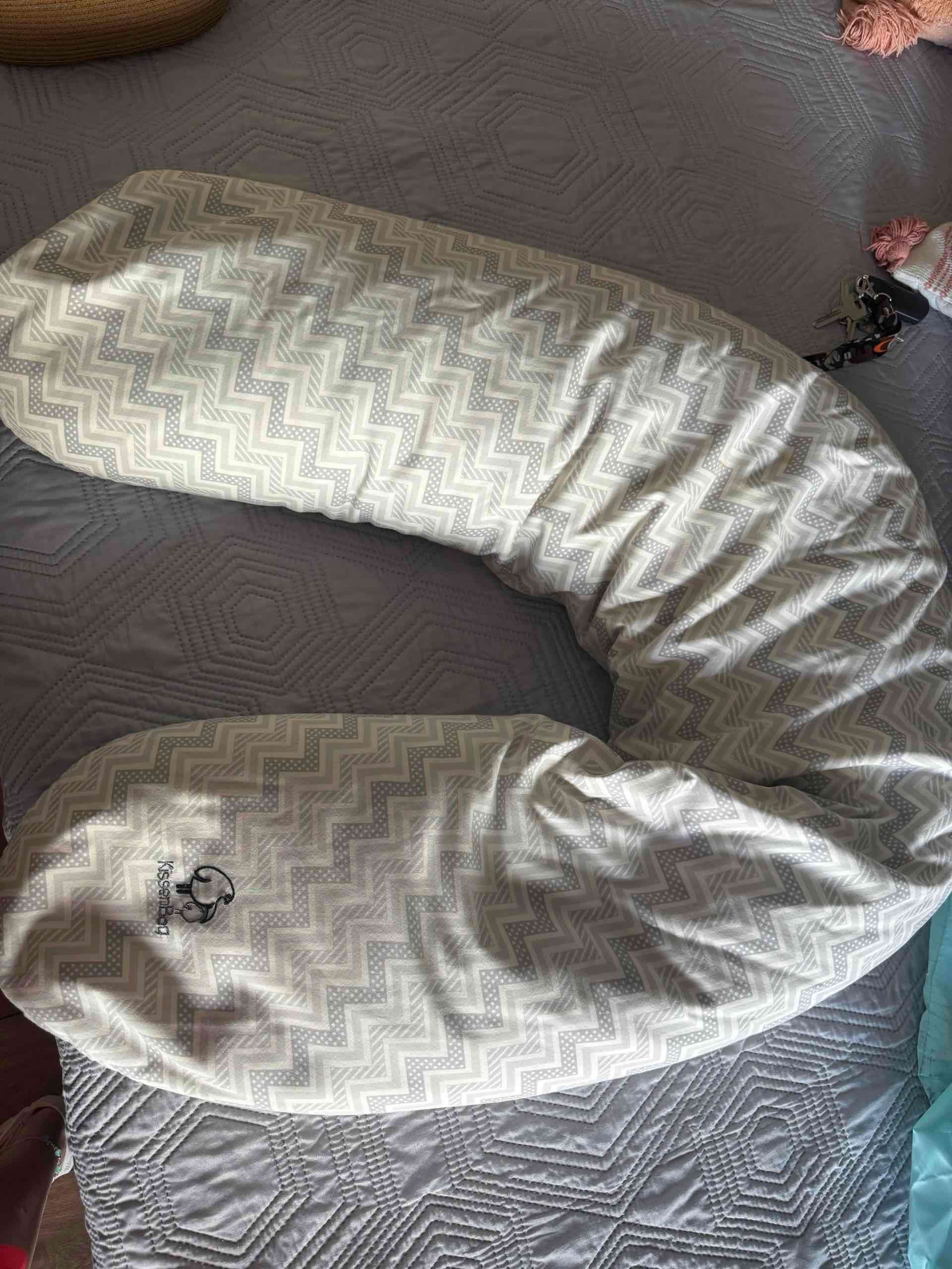 Cojín lactancia estampado zigzag Kissenbag