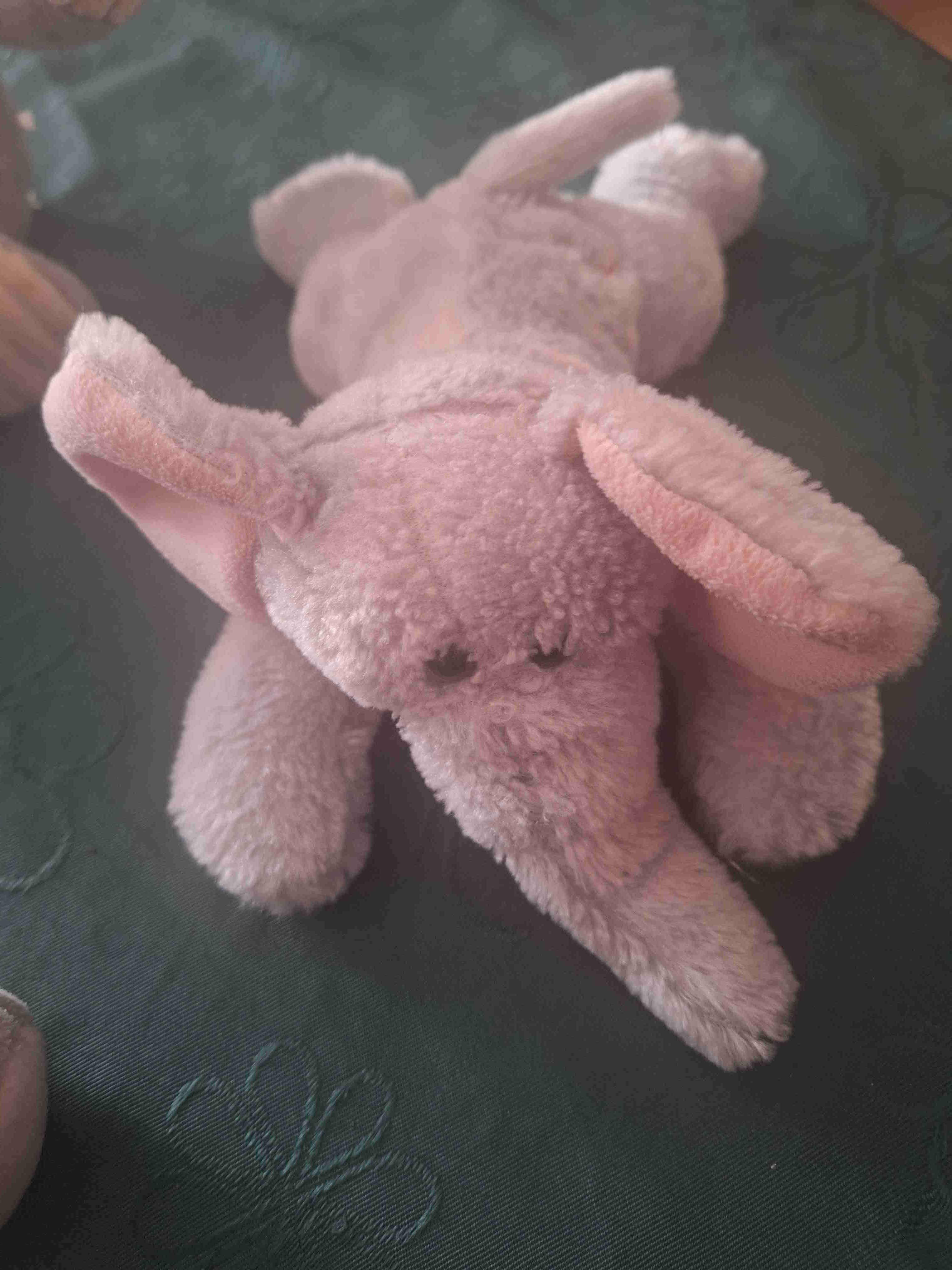 Peluche elefante gris suave - miniatura 3