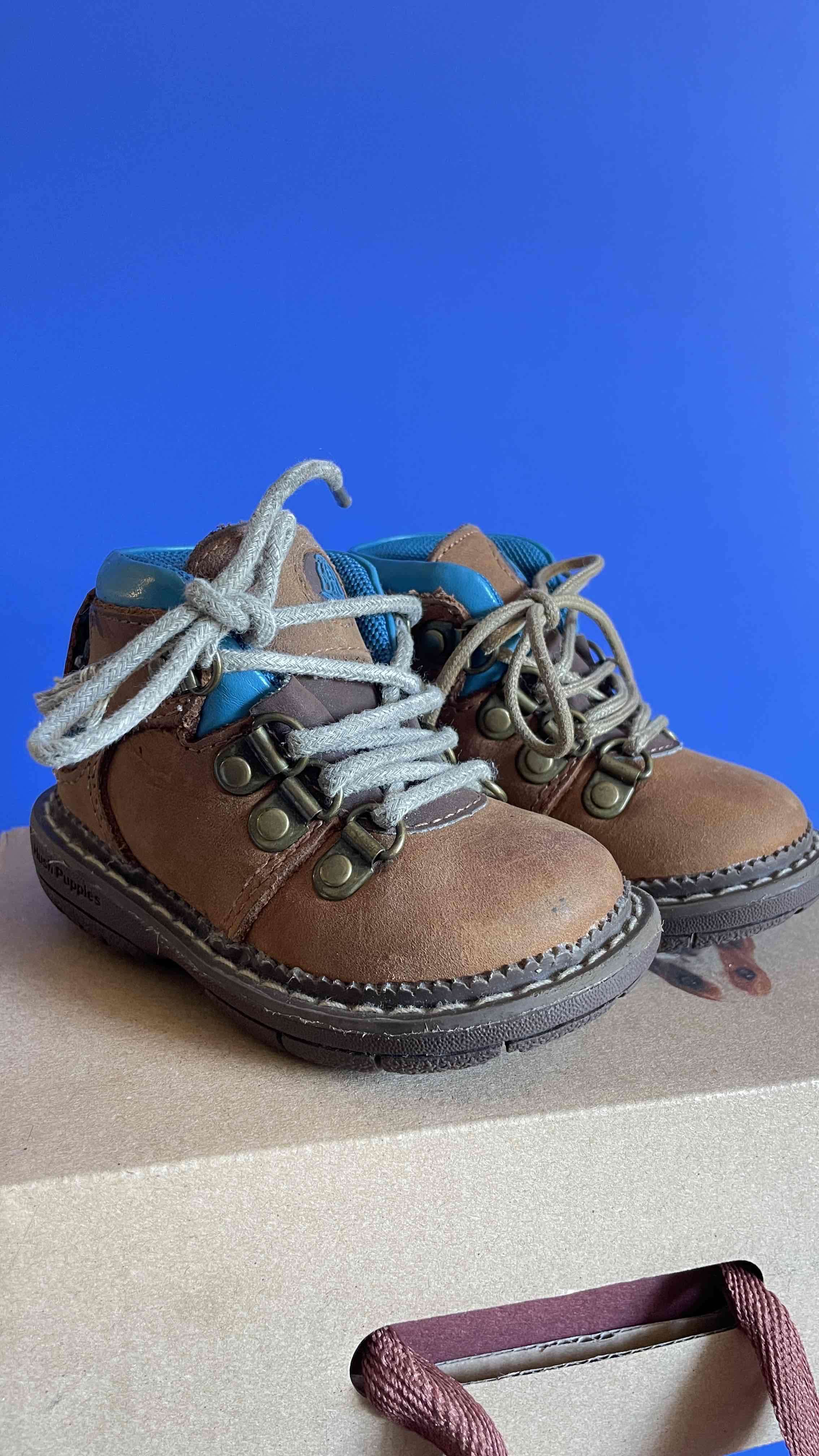 Botines Hush Puppies marrones niño - miniatura 3