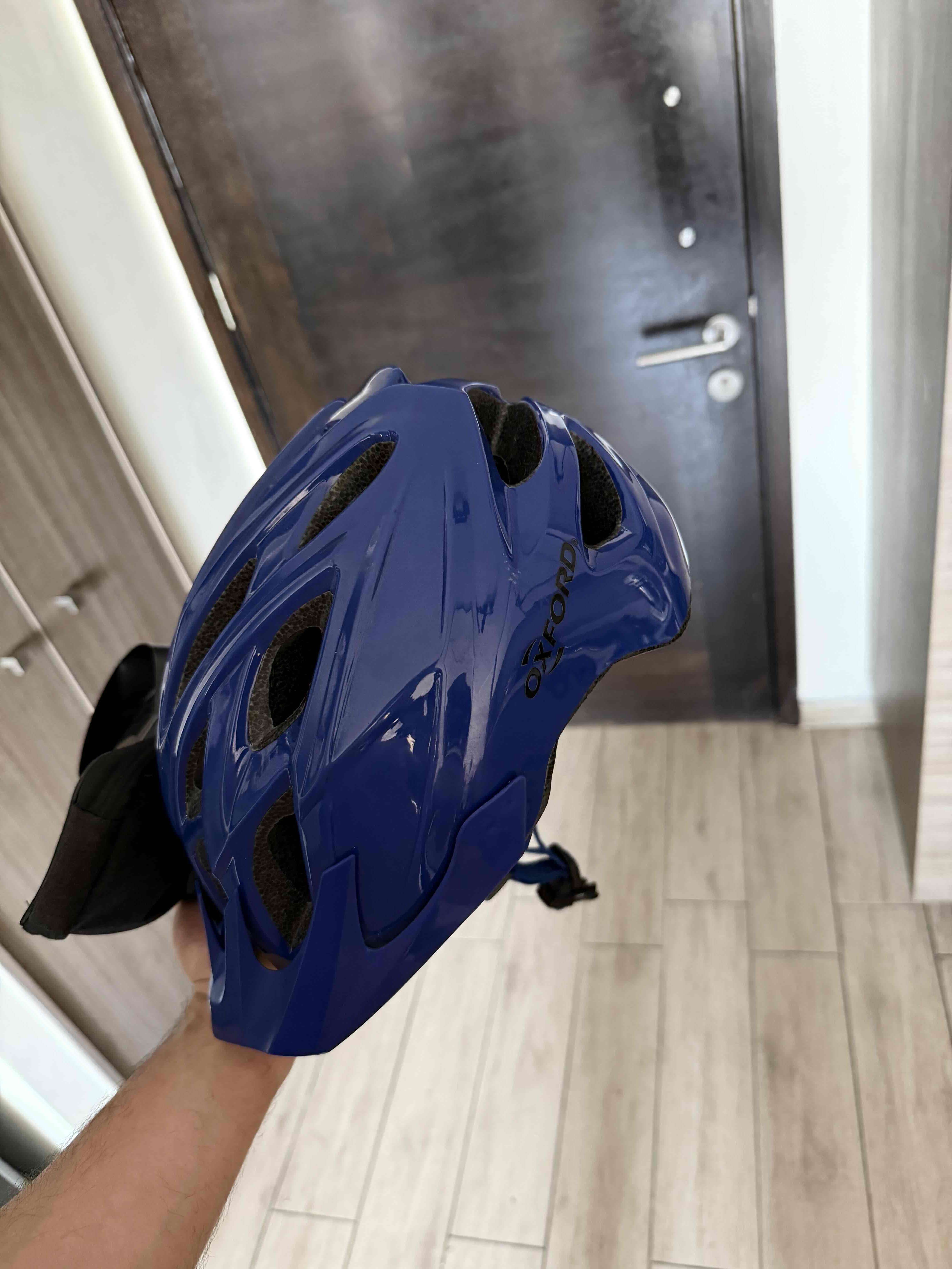 Casco de bicicleta azul - miniatura 2