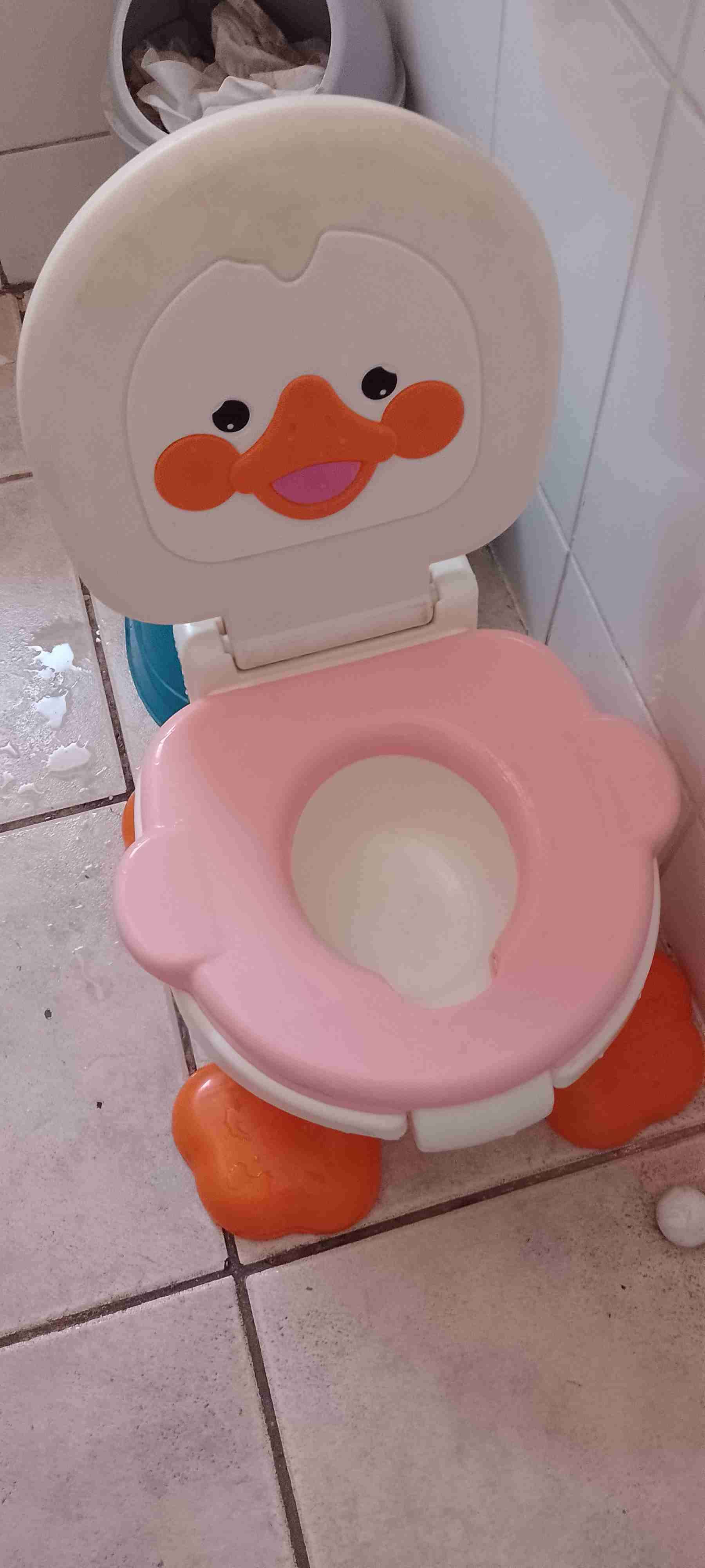 Bacinica infantil pato rosado