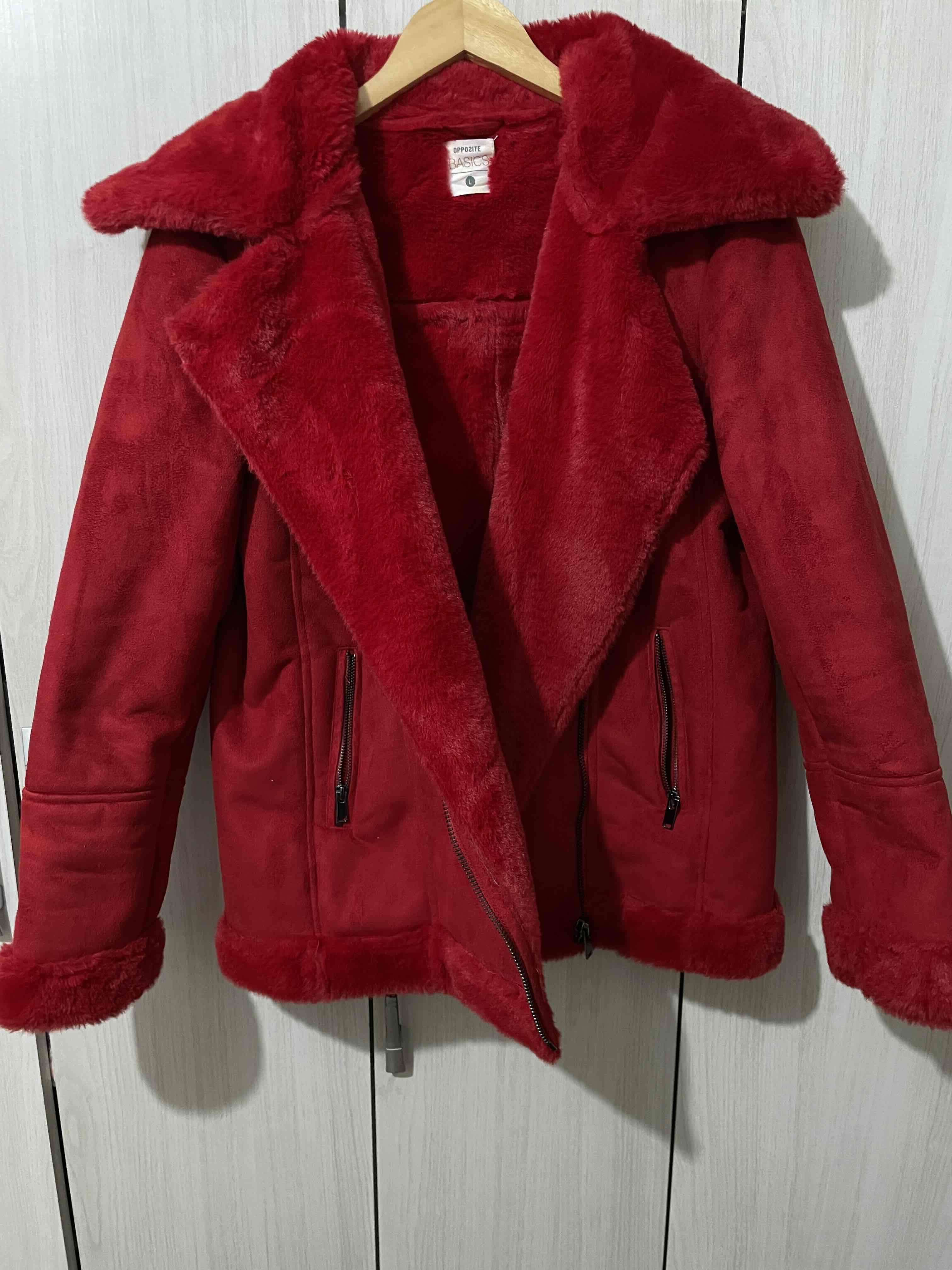 Chaqueta de invierno roja