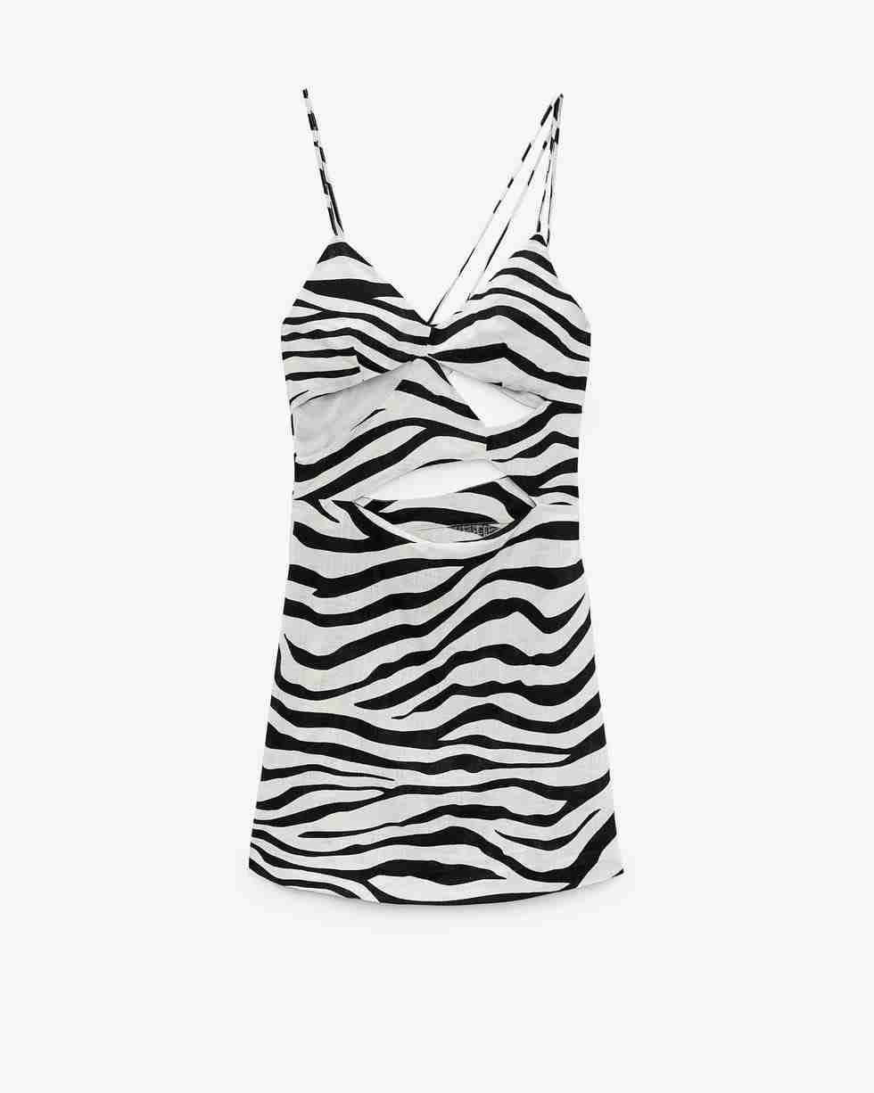 Vestido de rayas Zara