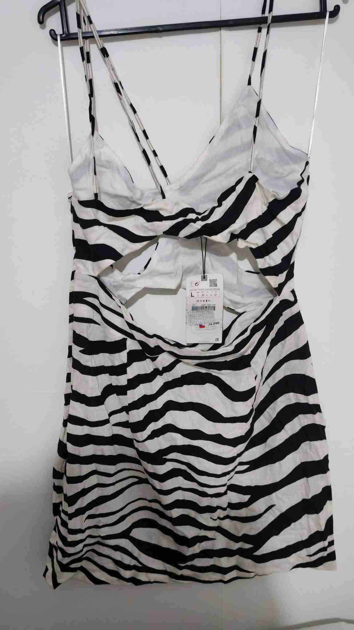 Vestido de rayas Zara - miniatura 2