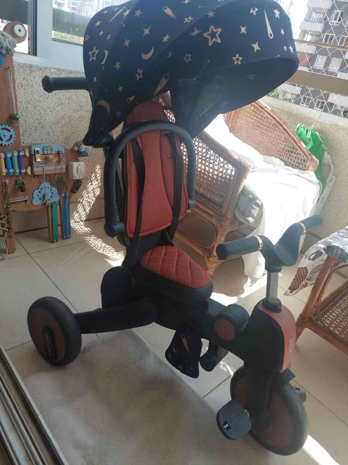 Triciclo para bebé con toldo - miniatura 3