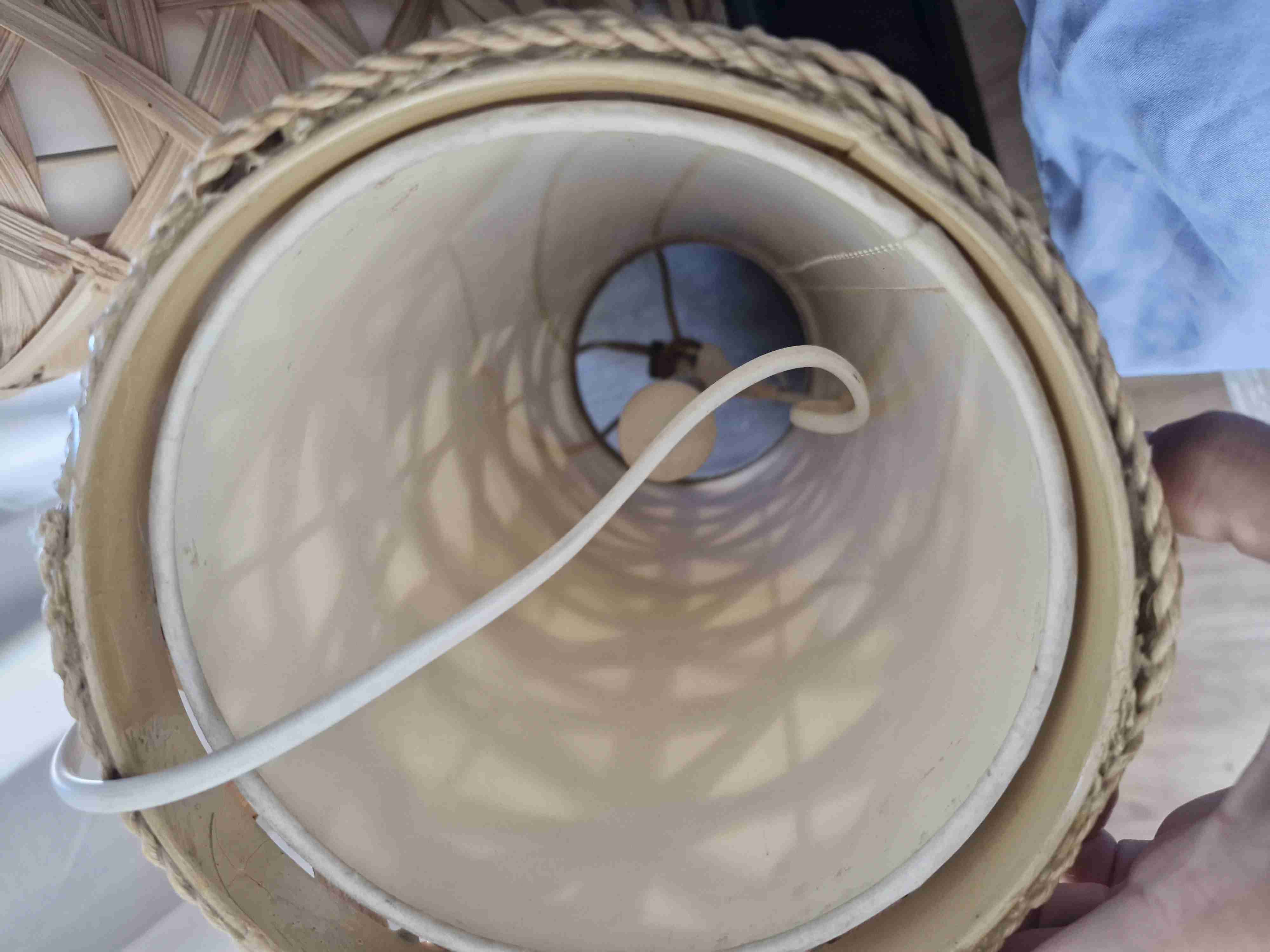 Lámpara de bambú decorativa 2unidades - miniatura 2