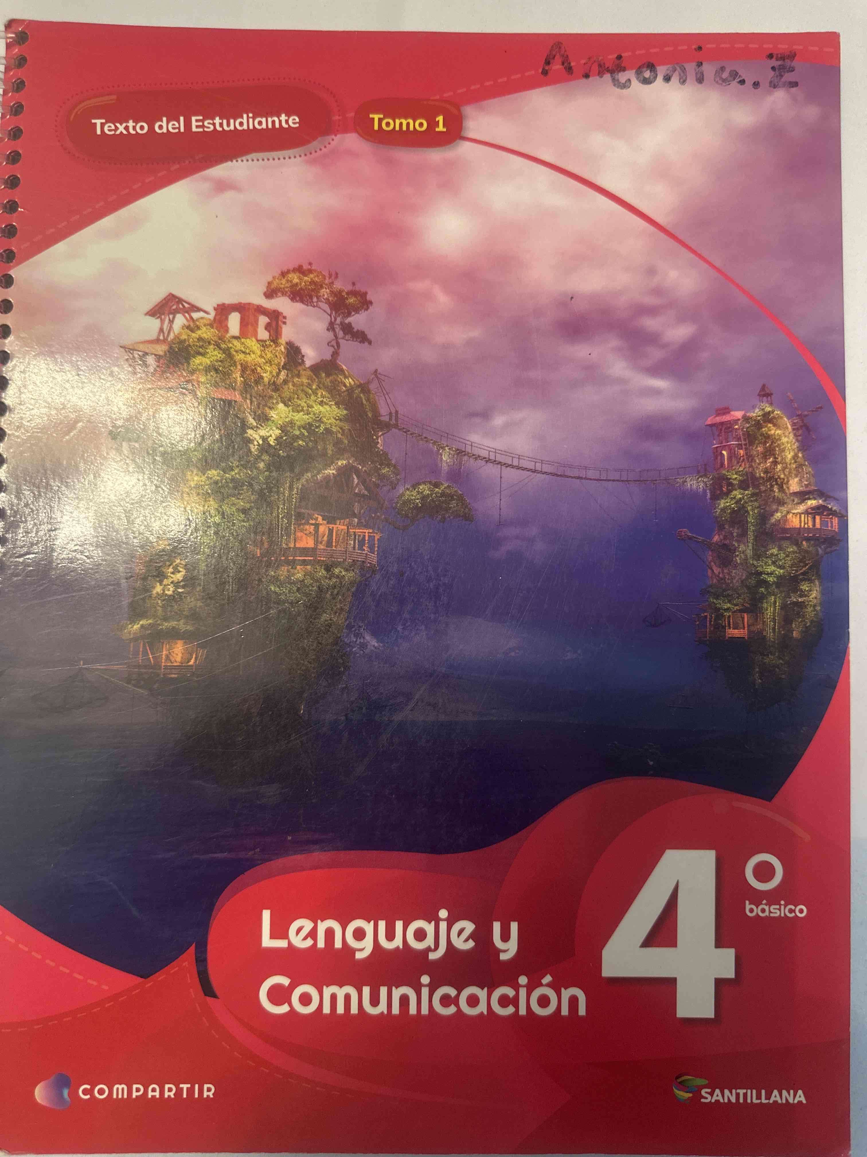 Texto escolar Lenguaje 4° básico