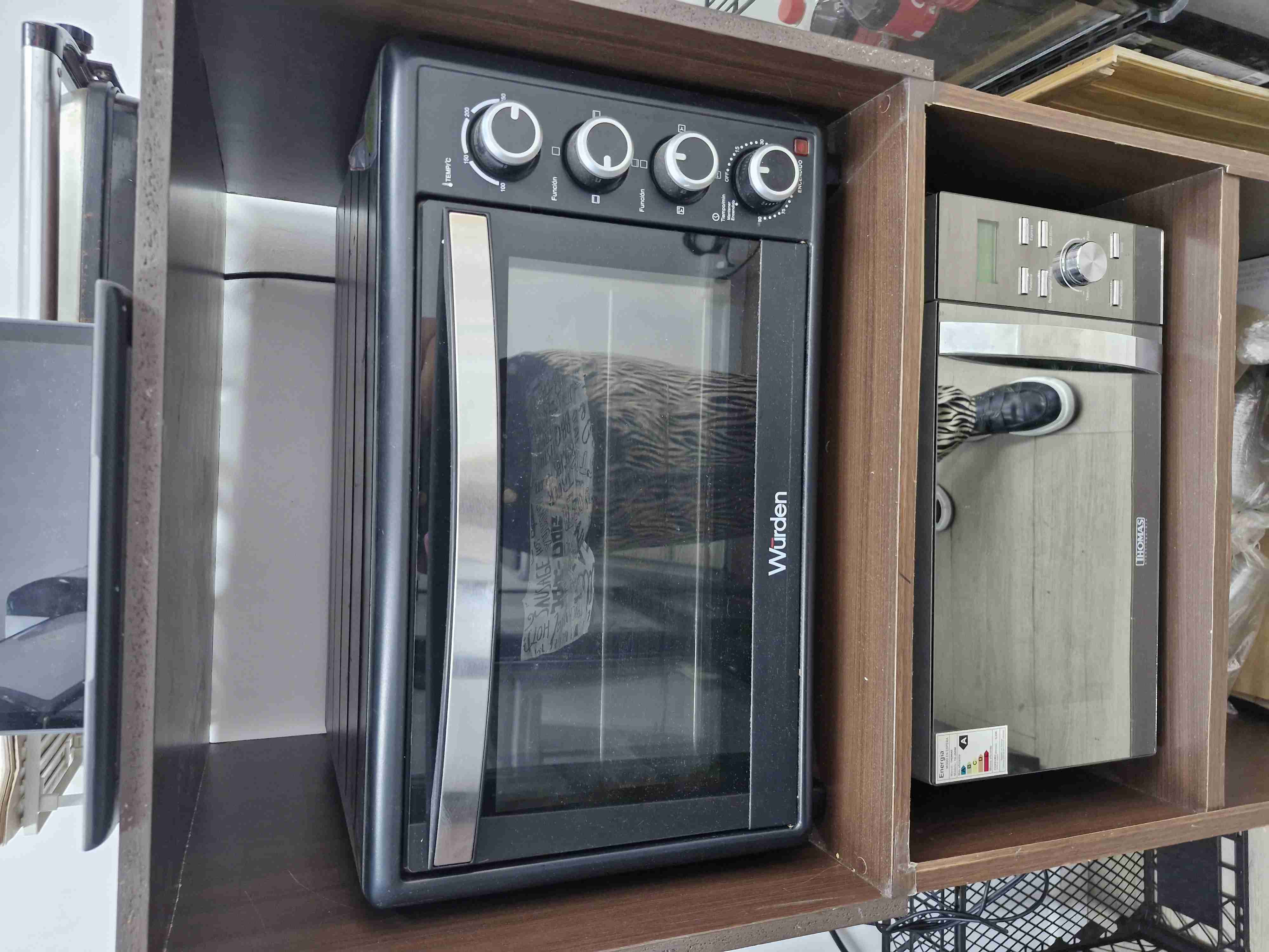 Horno eléctrico Wurden negro