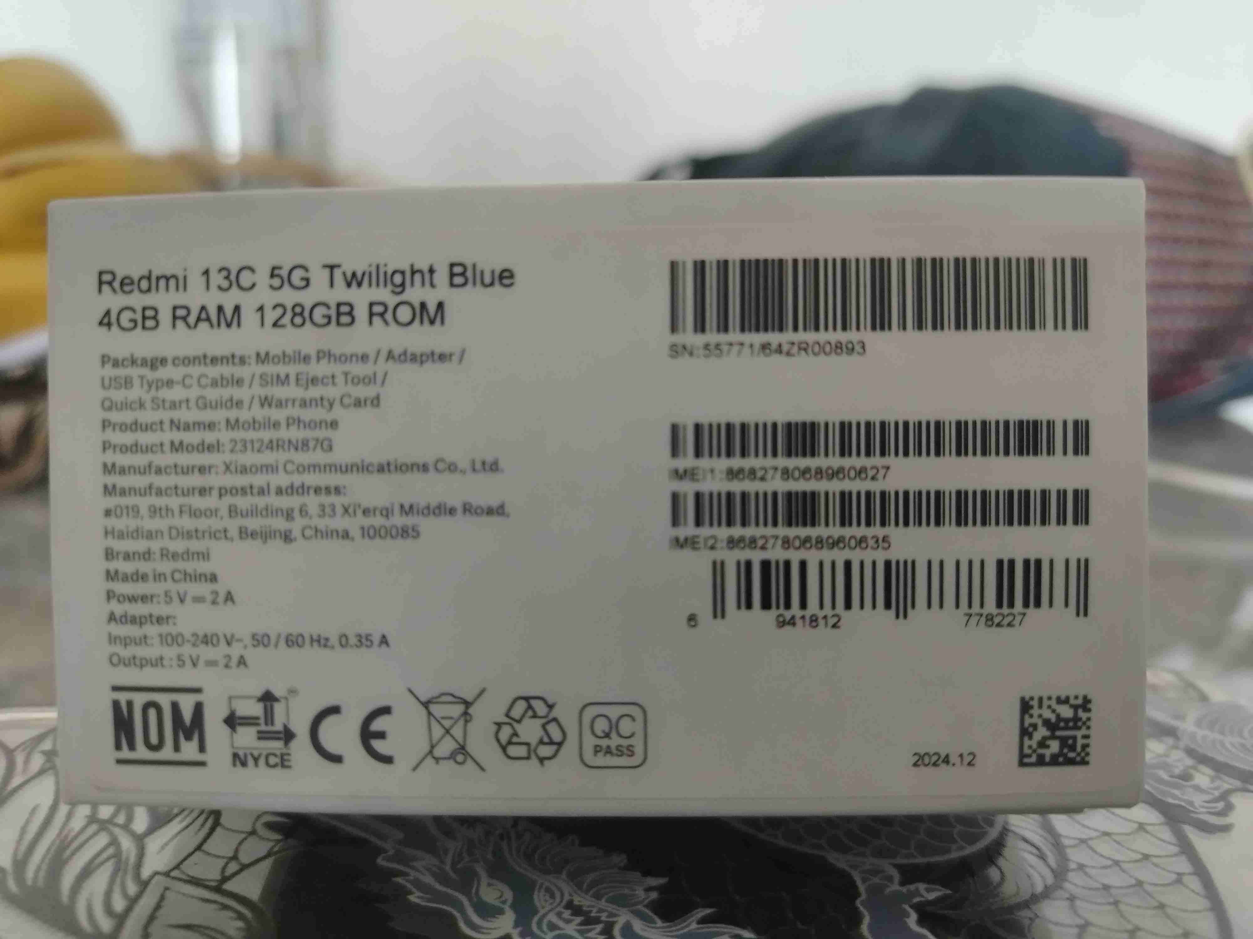 Smartphone Redmi 5G azul - miniatura 2