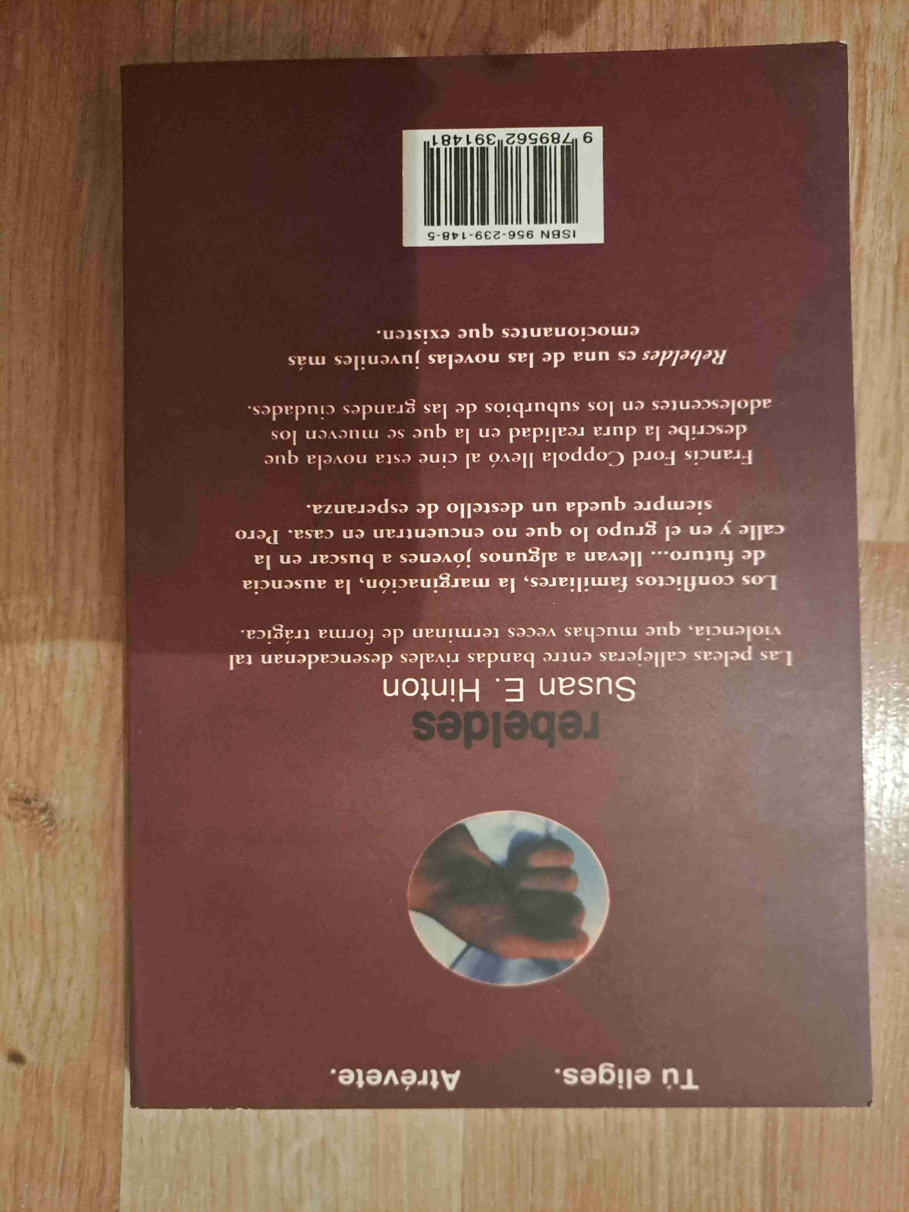 Libro "Rebeldes" Susan E. Hinton - miniatura 3
