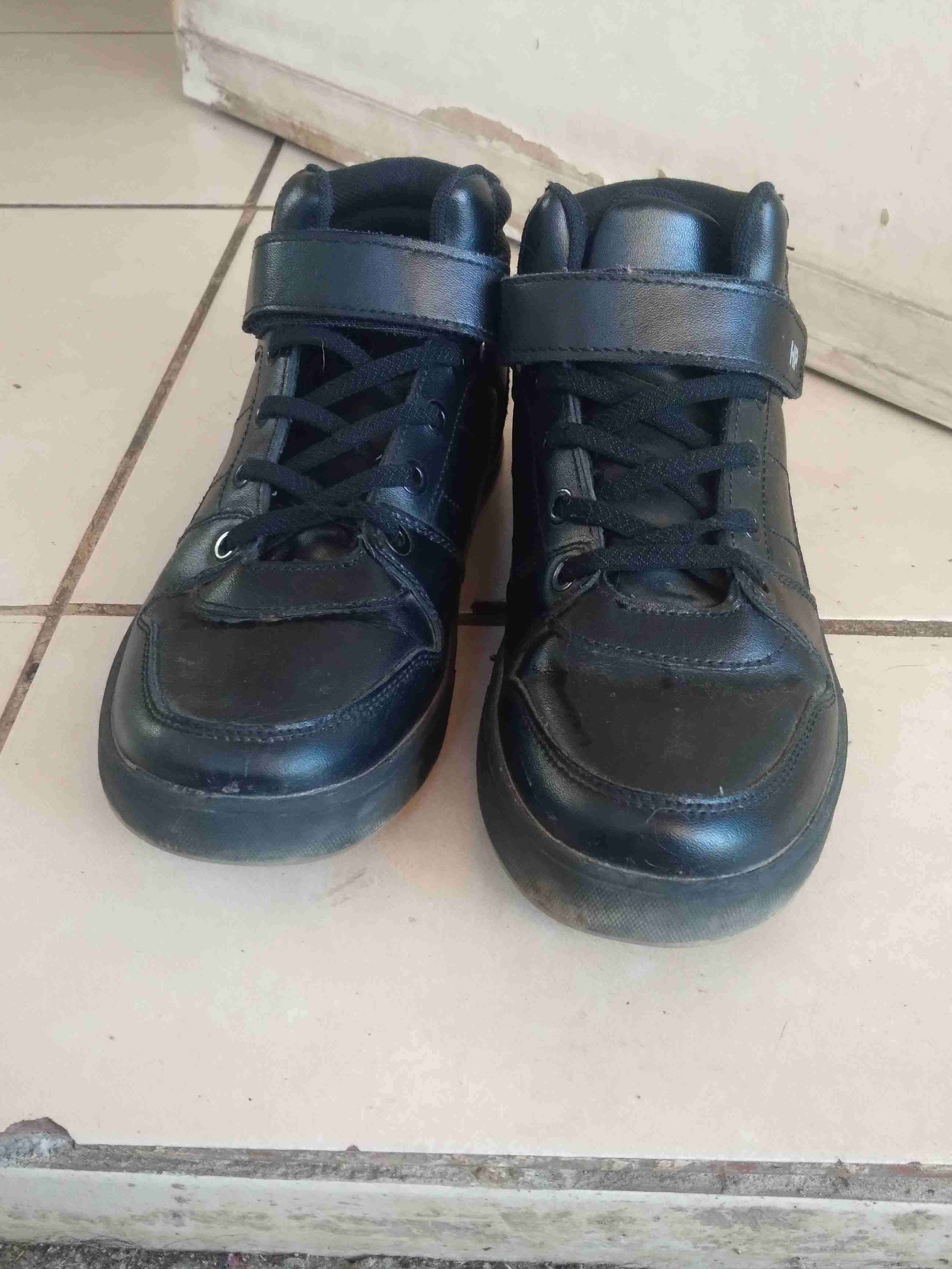 Zapatillas negras de colegio para mujer - miniatura 2