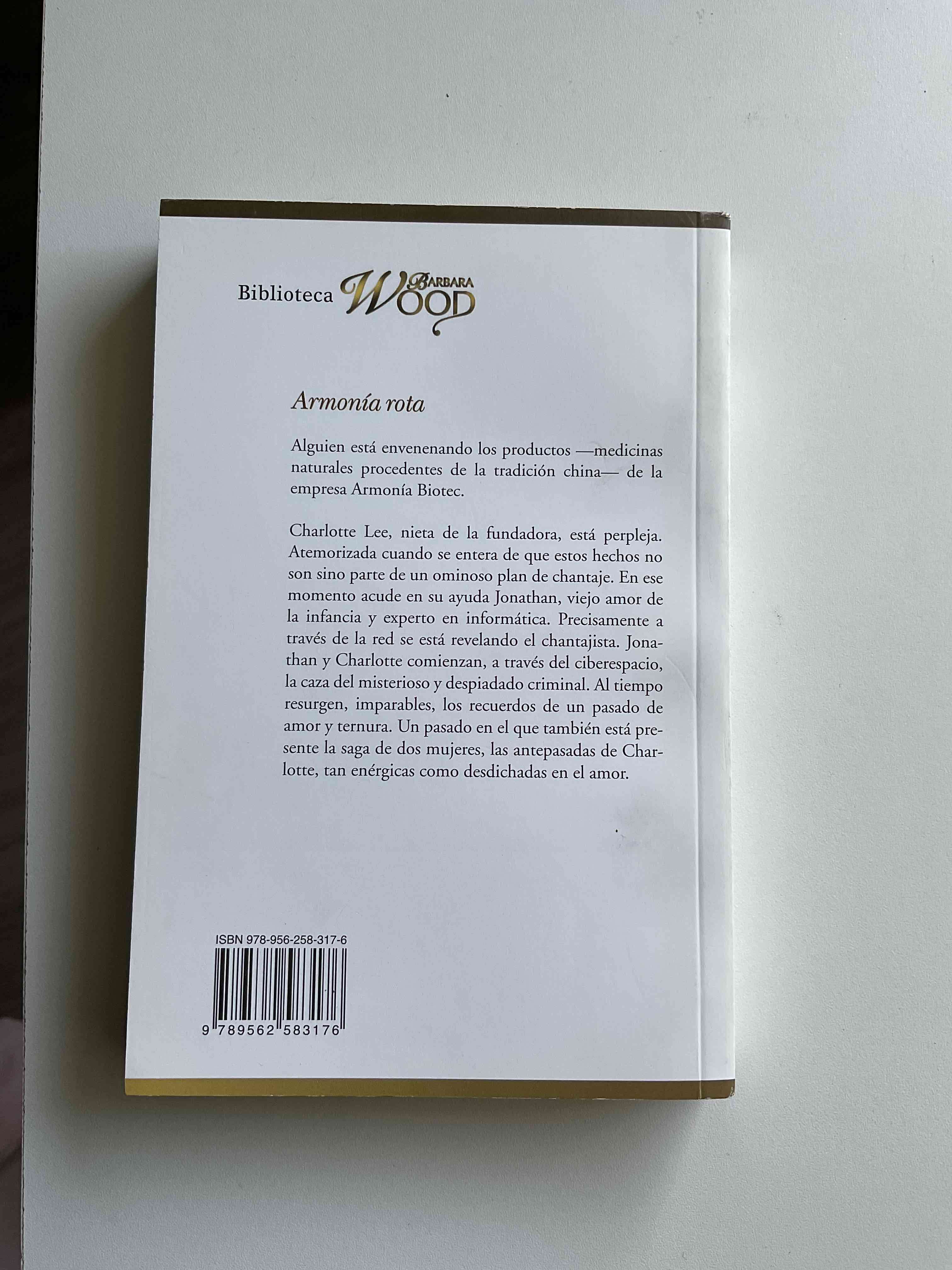 Libro 'Armonía rota' de Barbara Wood - miniatura 2