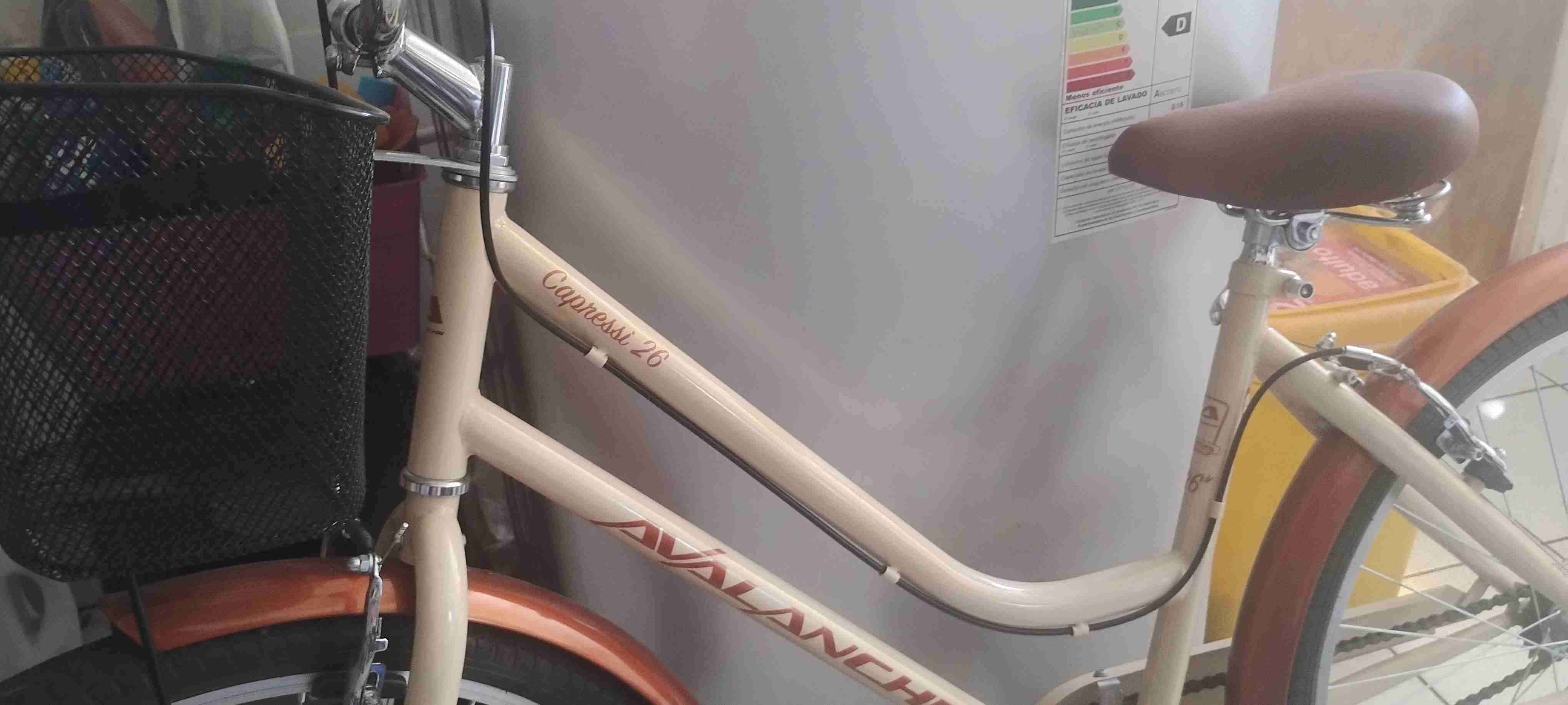 Bicicleta urbana con canasto - miniatura 4