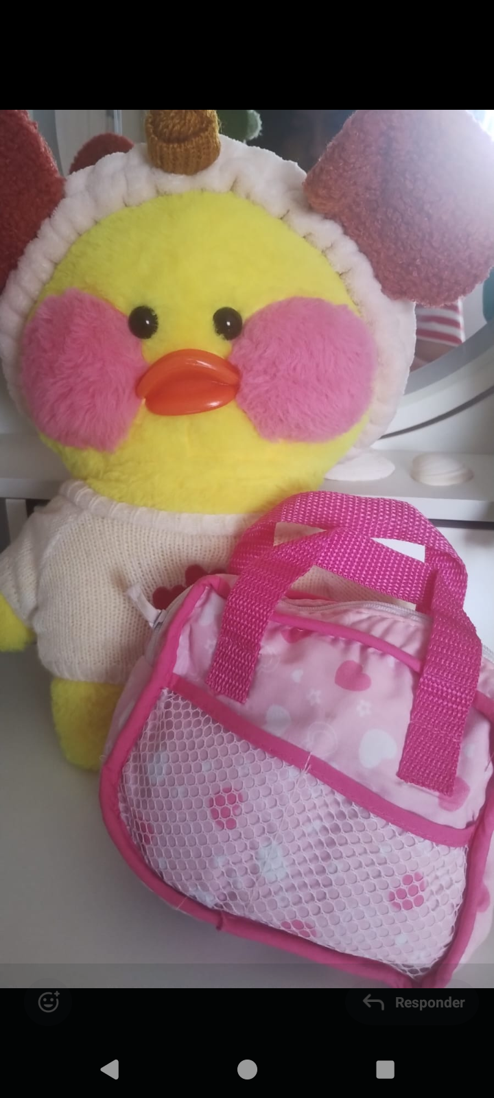 Peluche amarillo con accesorios - miniatura 2