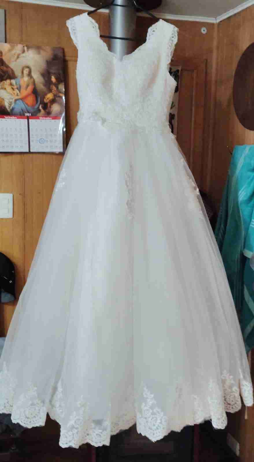 Vestido de novia blanco - miniatura 2