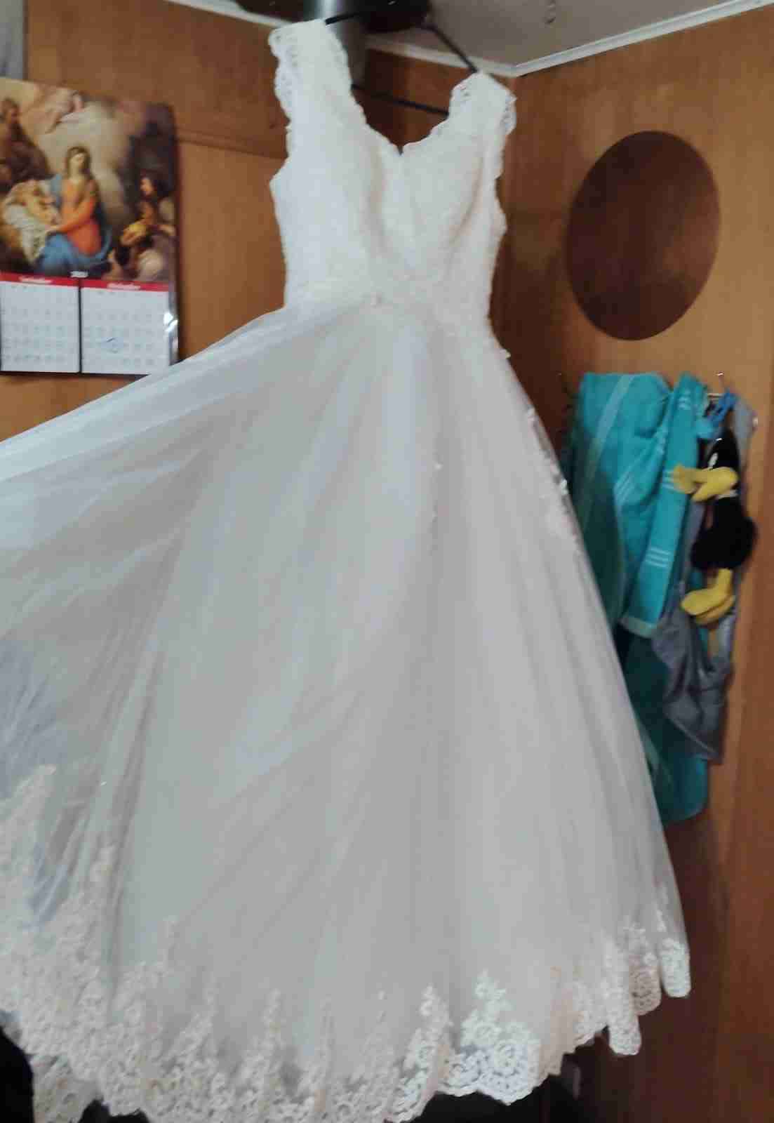 Vestido de novia blanco - miniatura 3