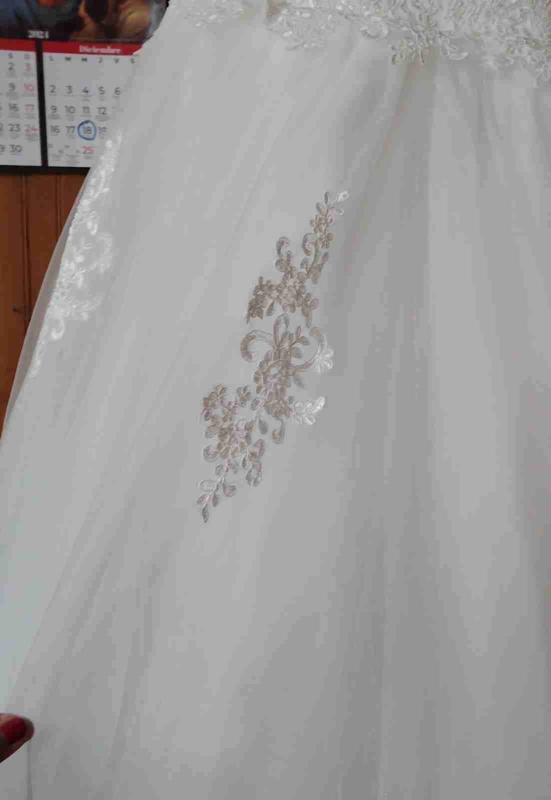 Vestido de novia blanco - miniatura 4