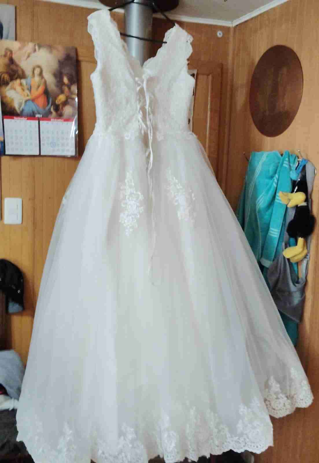 Vestido de novia blanco - miniatura 5