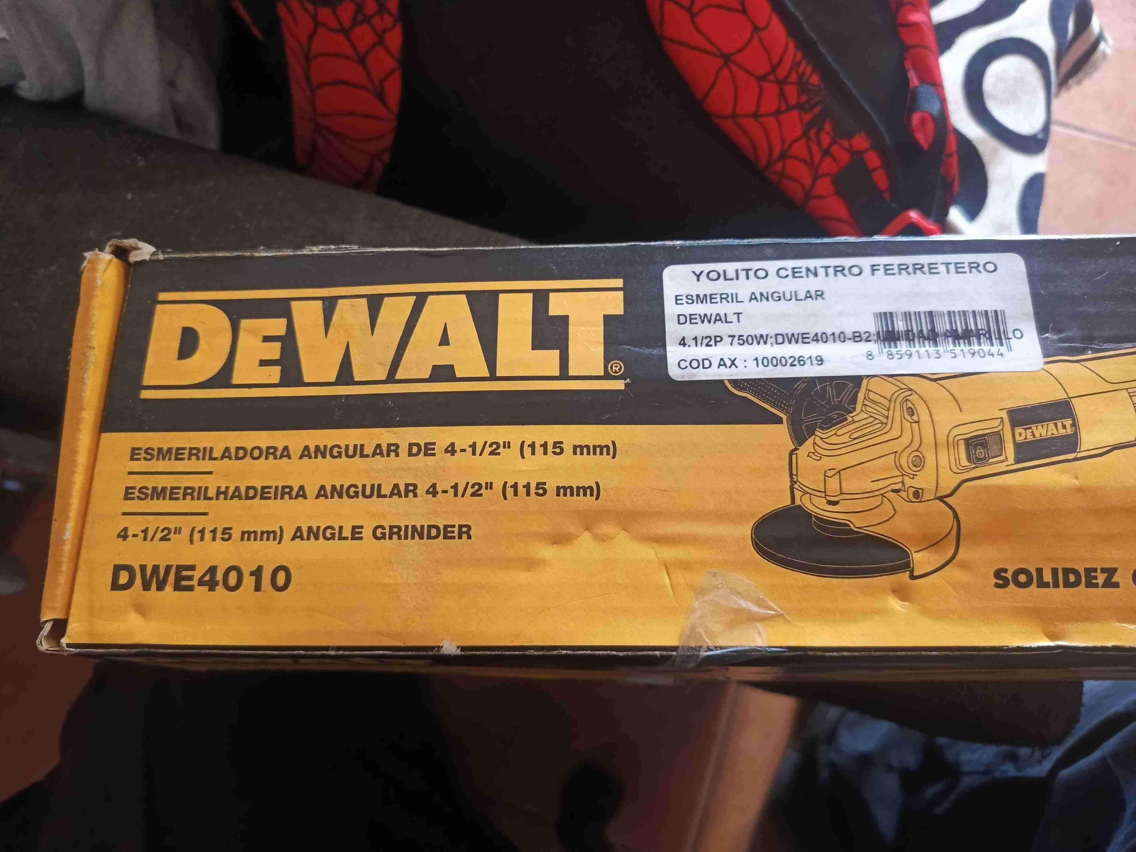 Esmeriladora angular DeWalt DWE4010 - miniatura 2