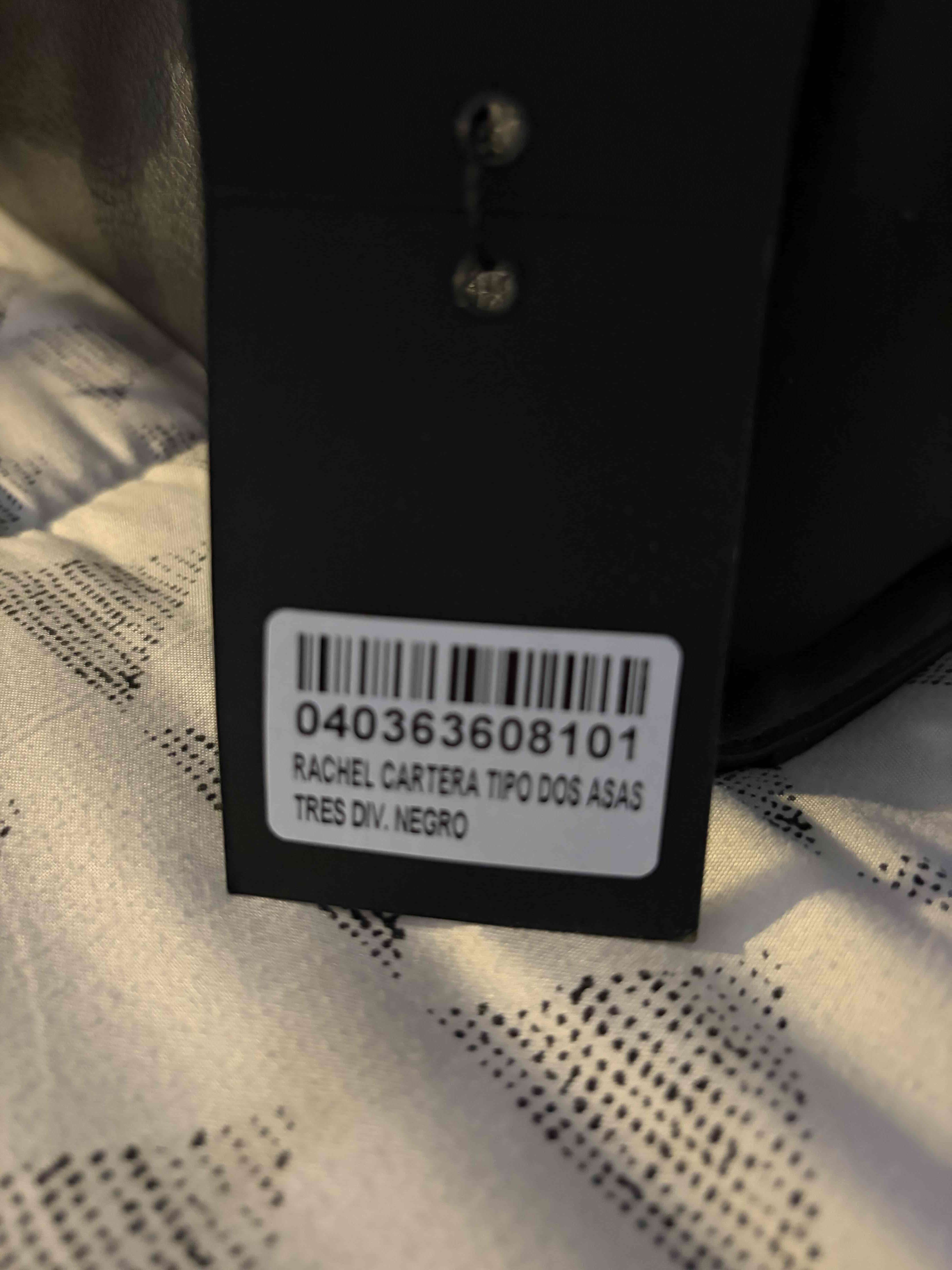 Cartera Tote Porta Notebook Rachel Negro  Amphora - miniatura 3