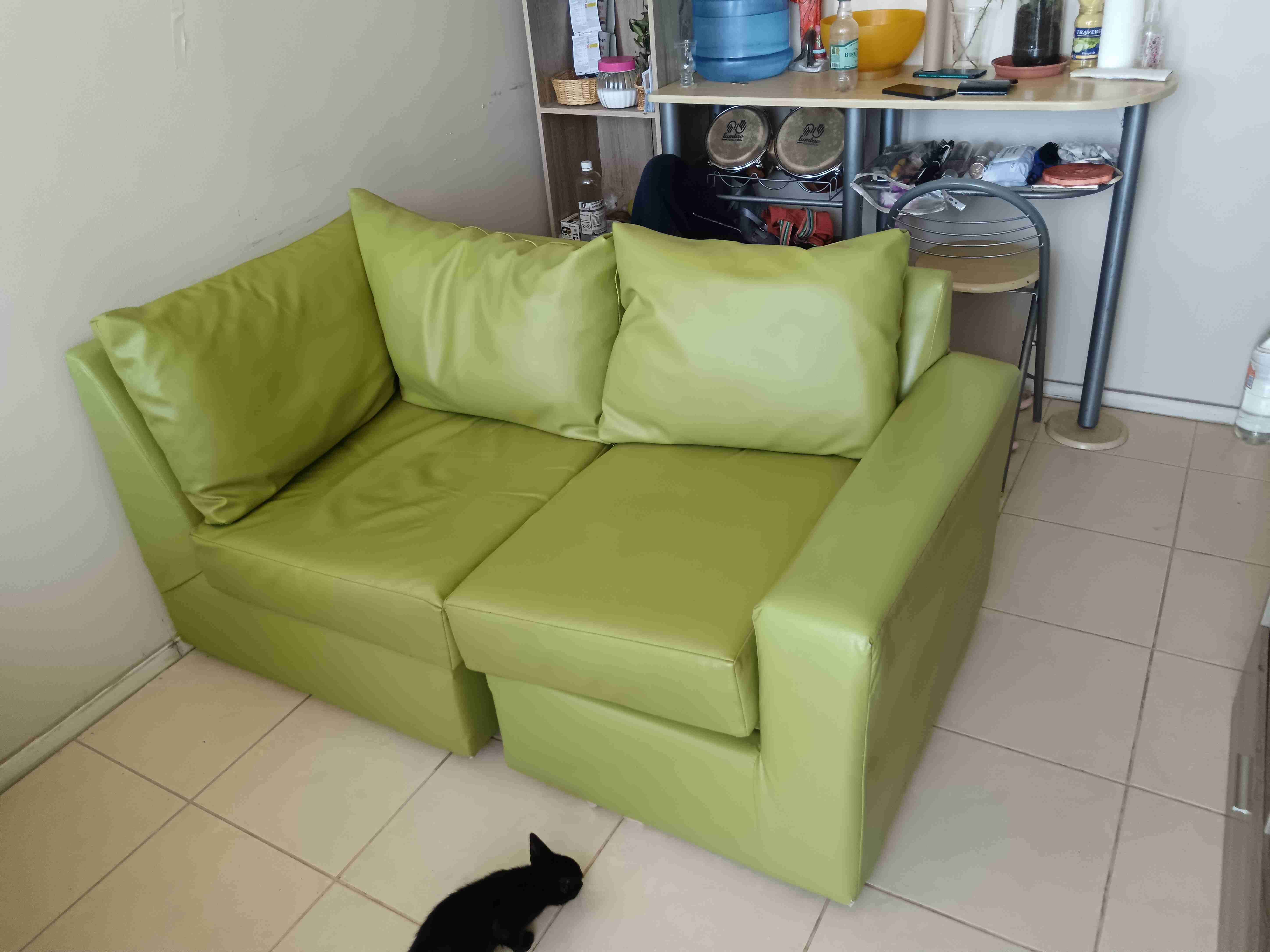 Sofá modular verde oliva - miniatura 3