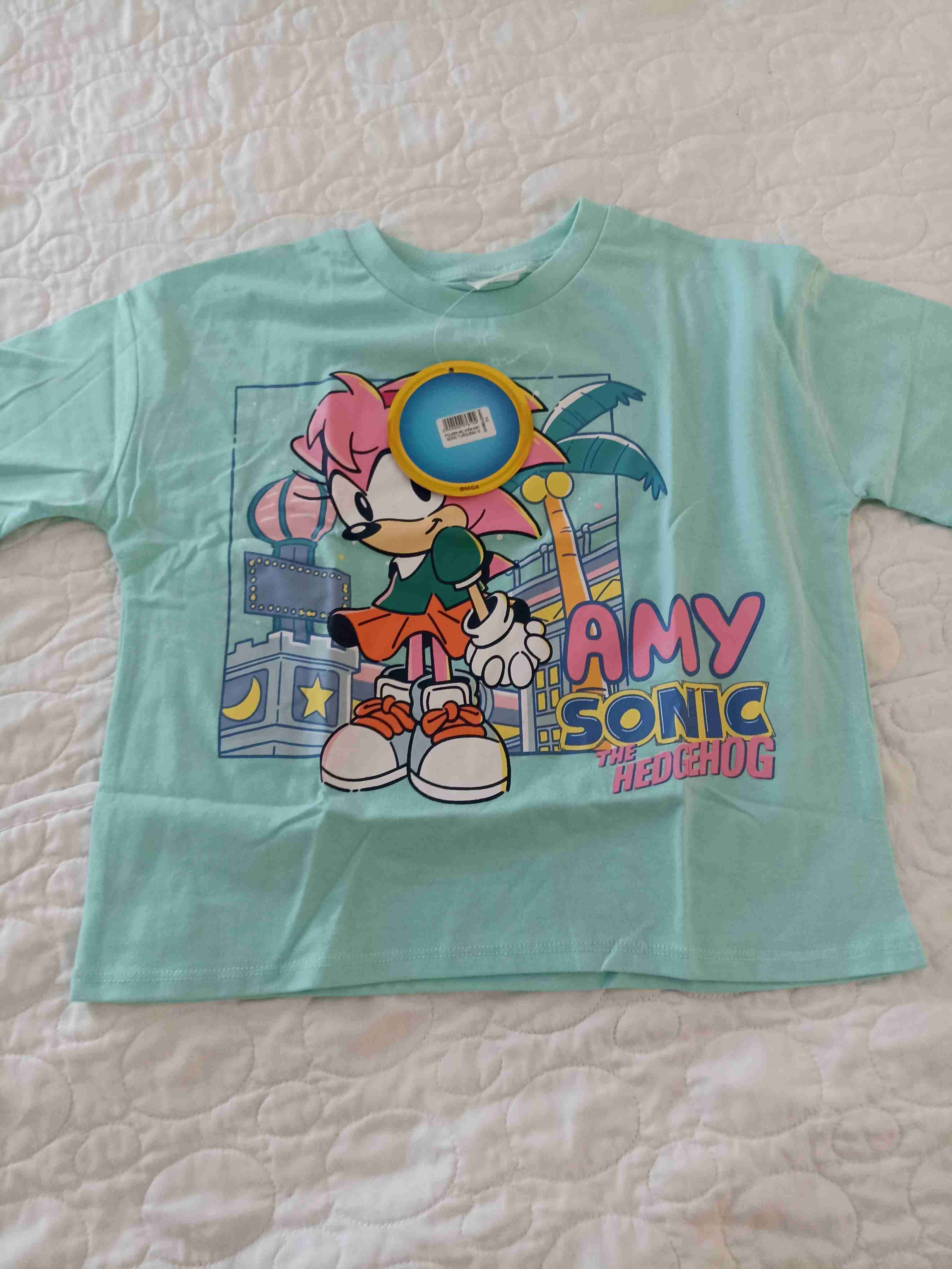 Polera Amy Sonic turquesa