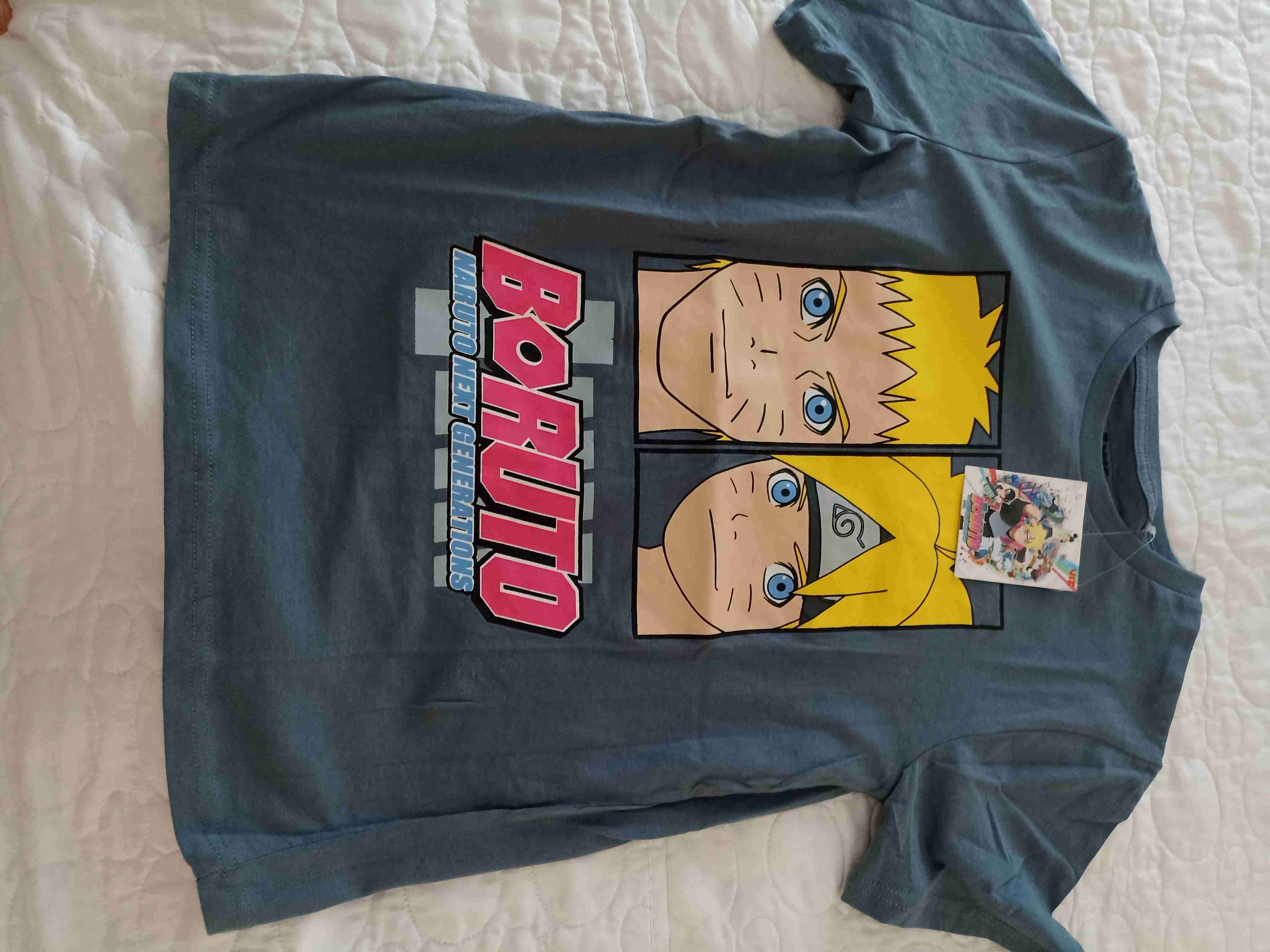 Polera Naruto Boruto azul