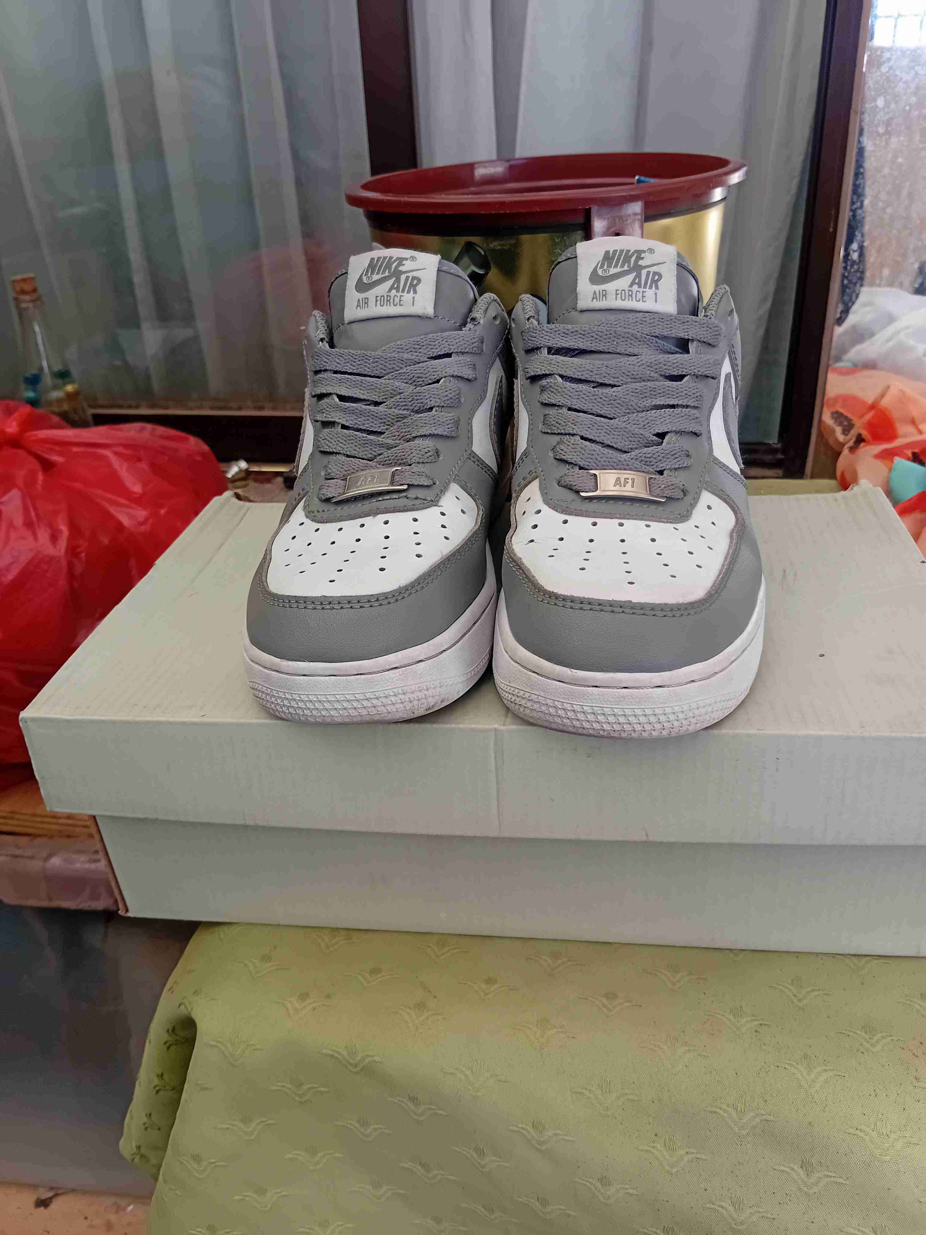 Nike air force 1 gris - miniatura 2