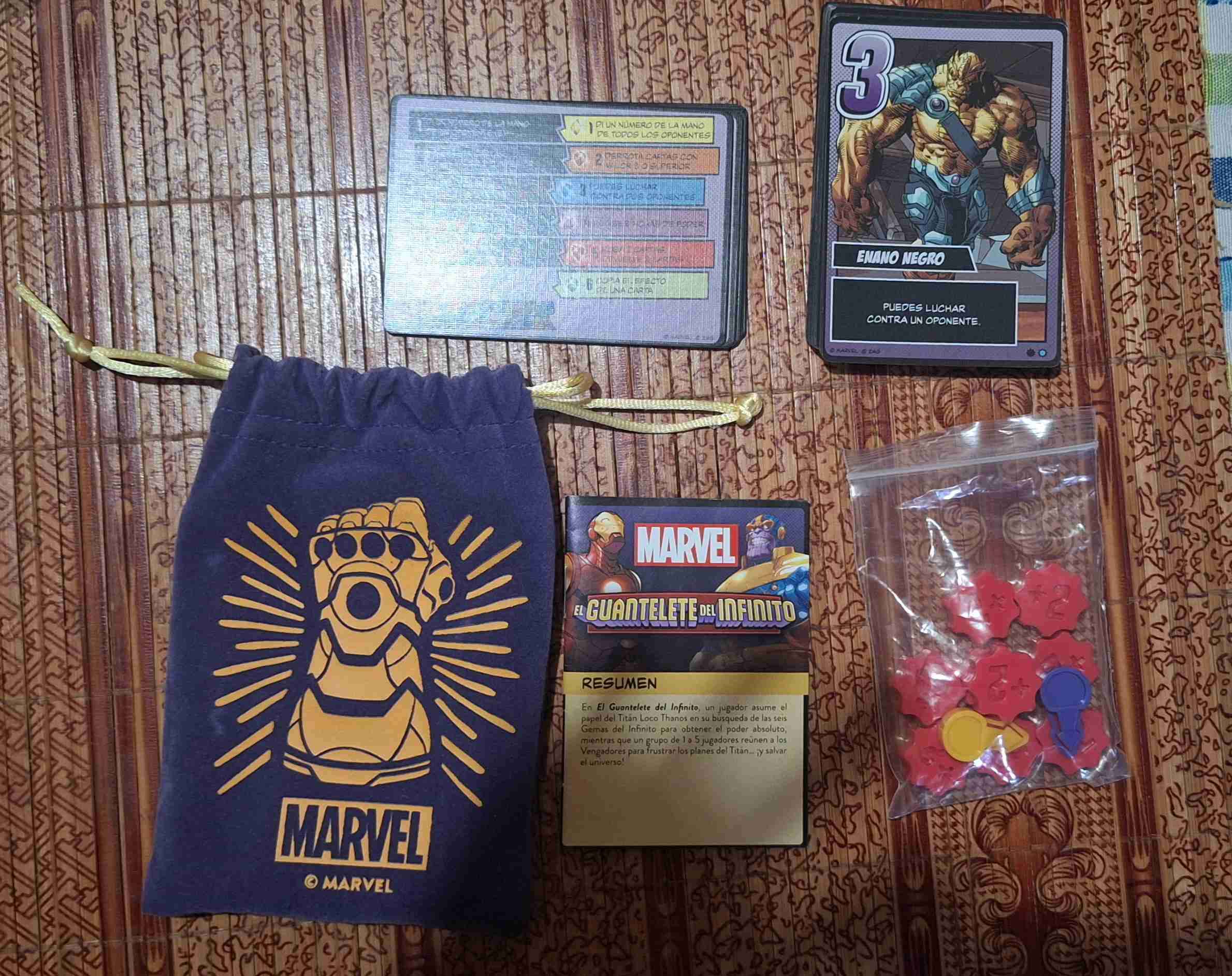 Juego de mesa el guantelete del infinito - miniatura 2