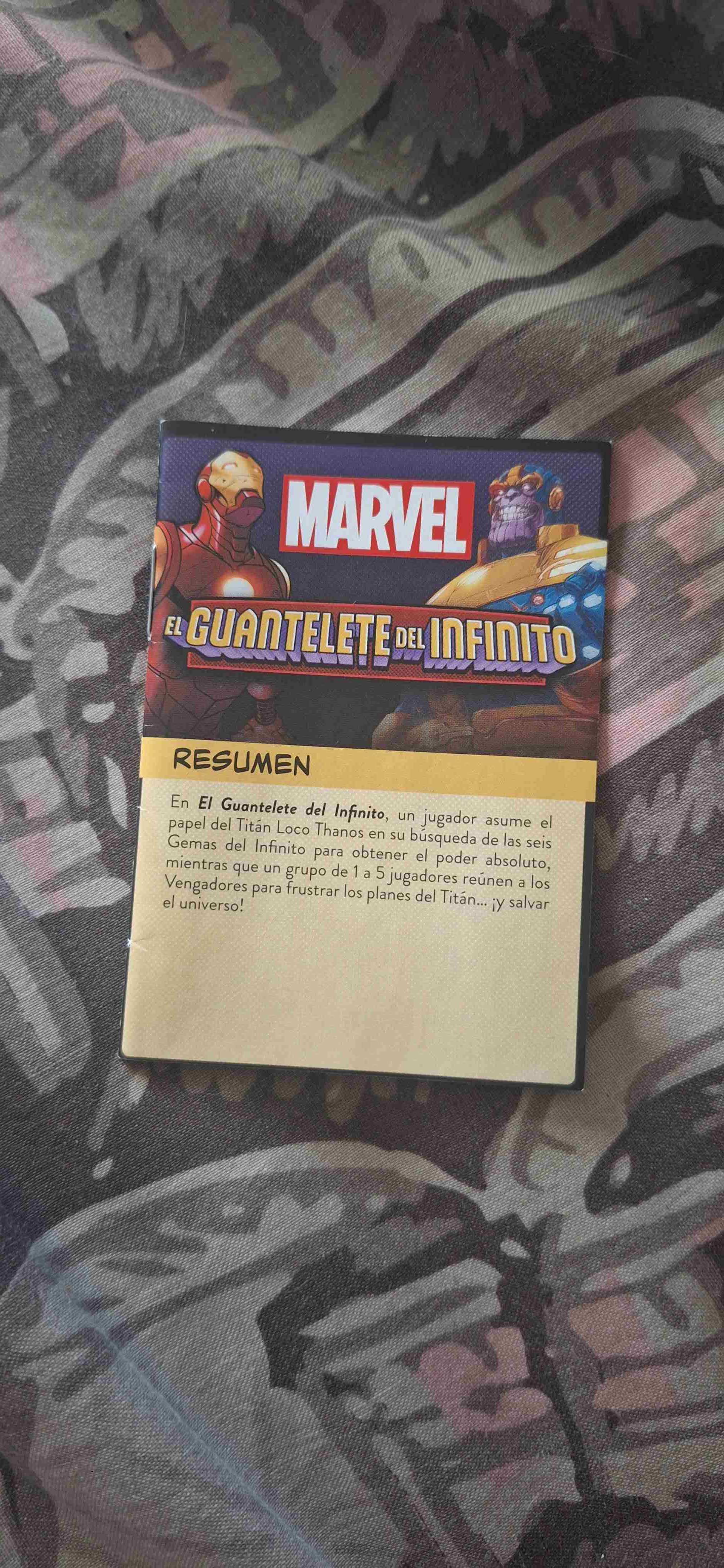 Juego de mesa el guantelete del infinito - miniatura 3