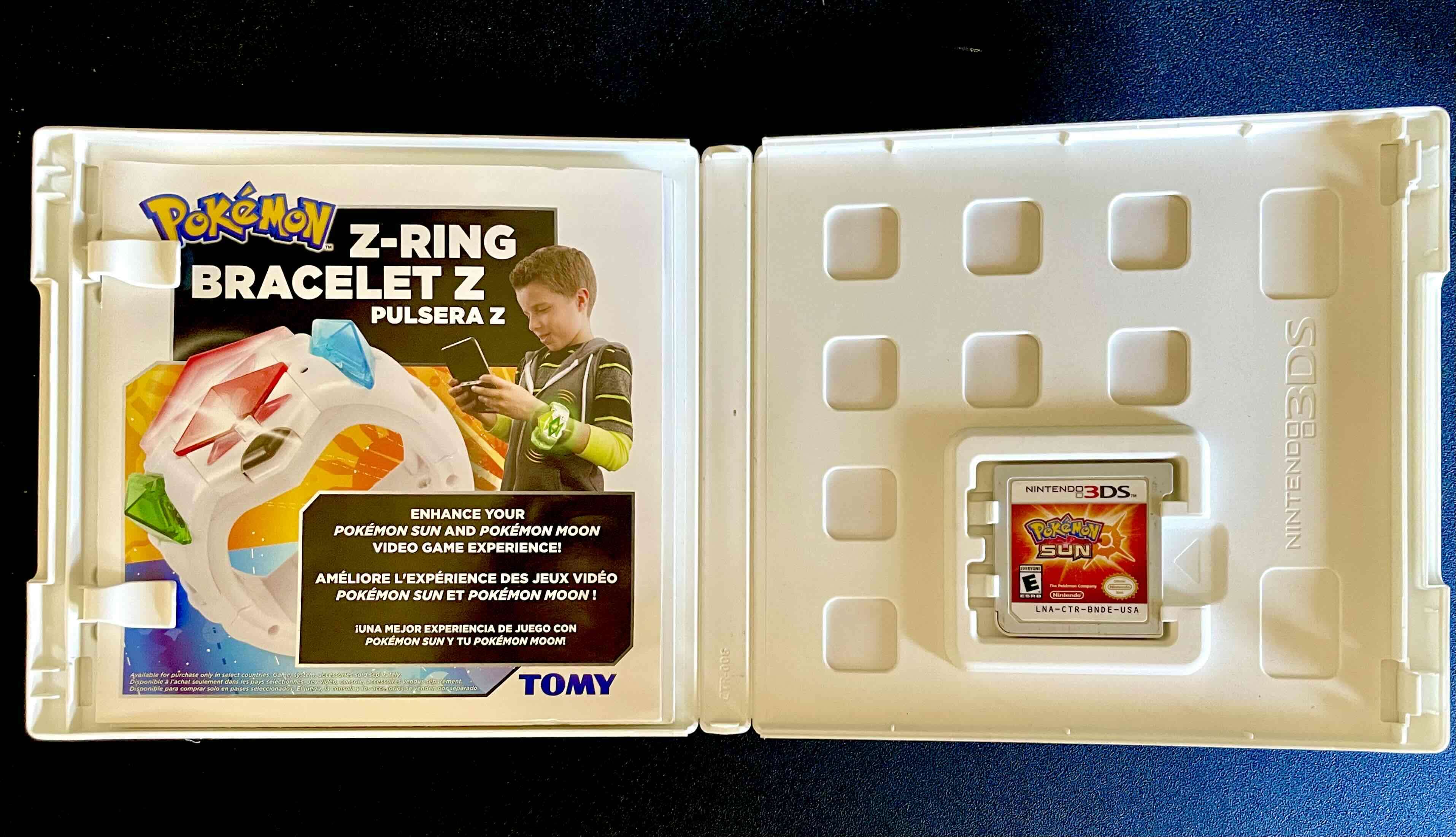 Set Pokémon Sol 3ds + Pulsera Z-ring + Cartas - miniatura 2