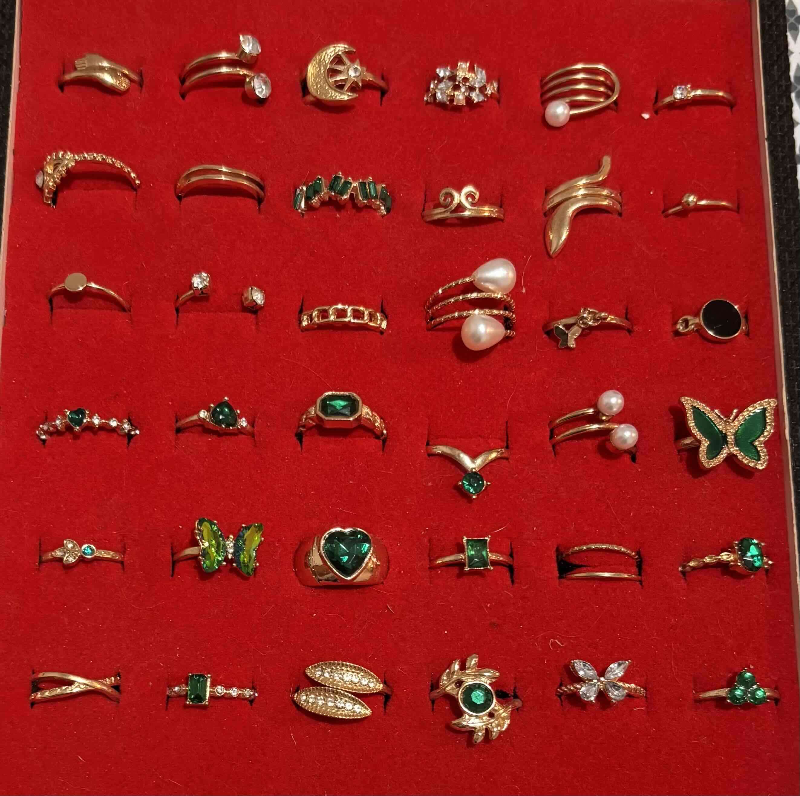 Lote de 150 anillos de fantasía