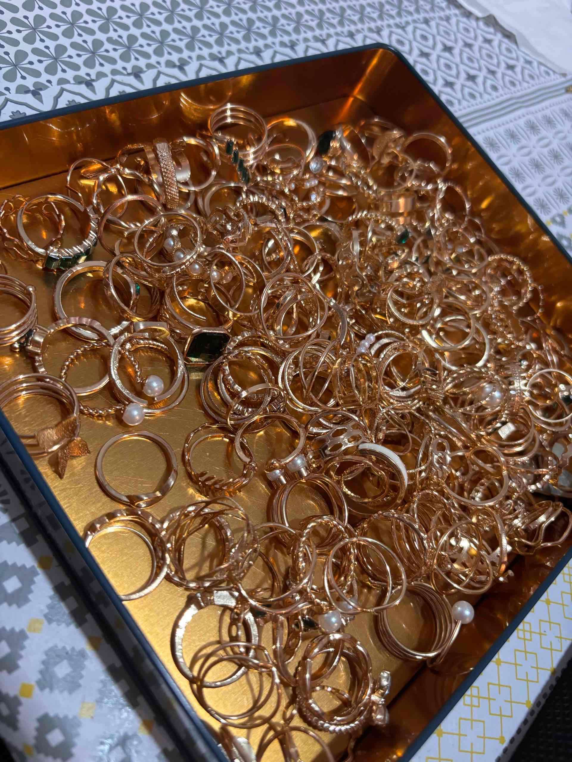 Lote de 150 anillos de fantasía - miniatura 3