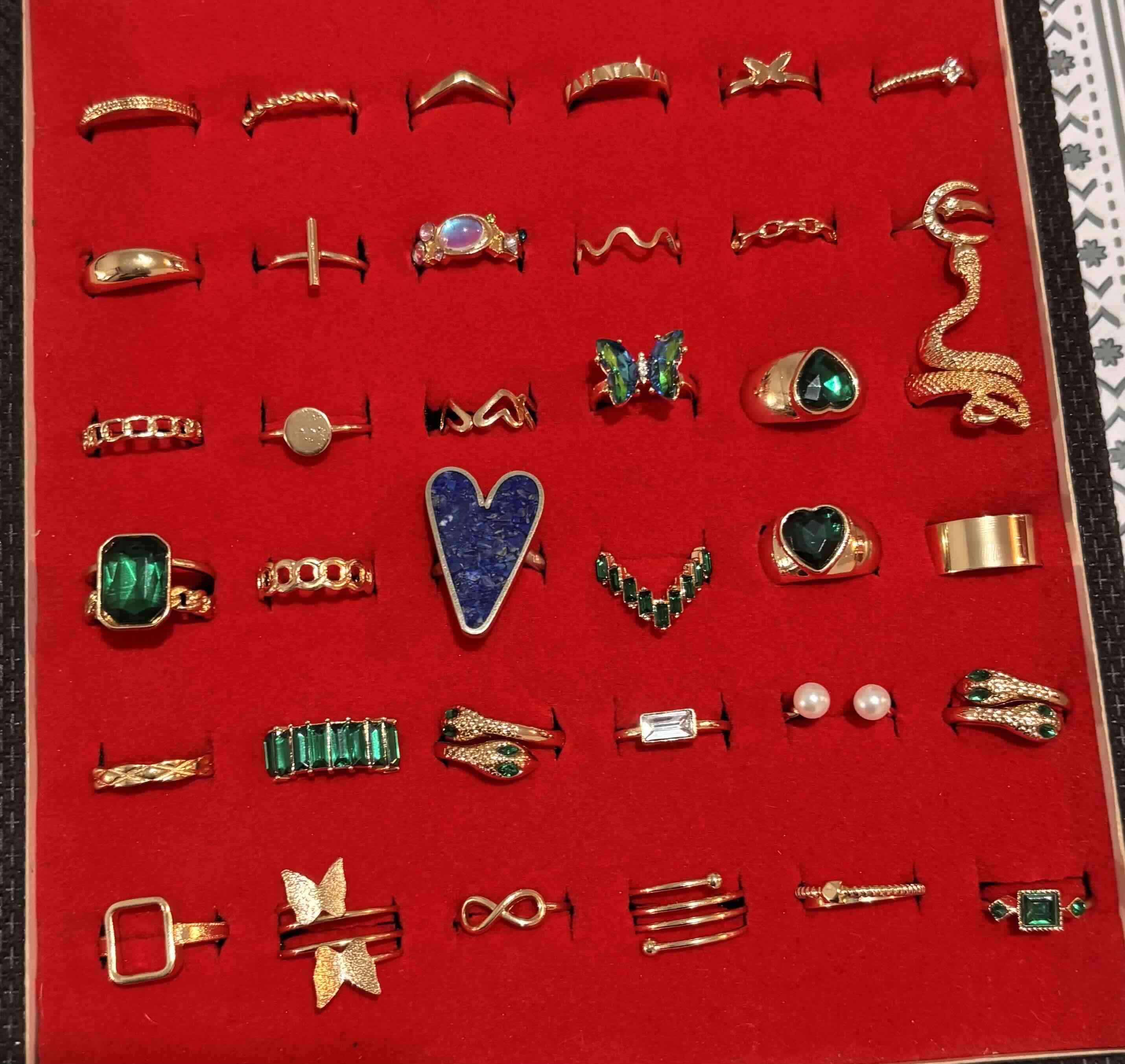 Lote de 150 anillos de fantasía - miniatura 4