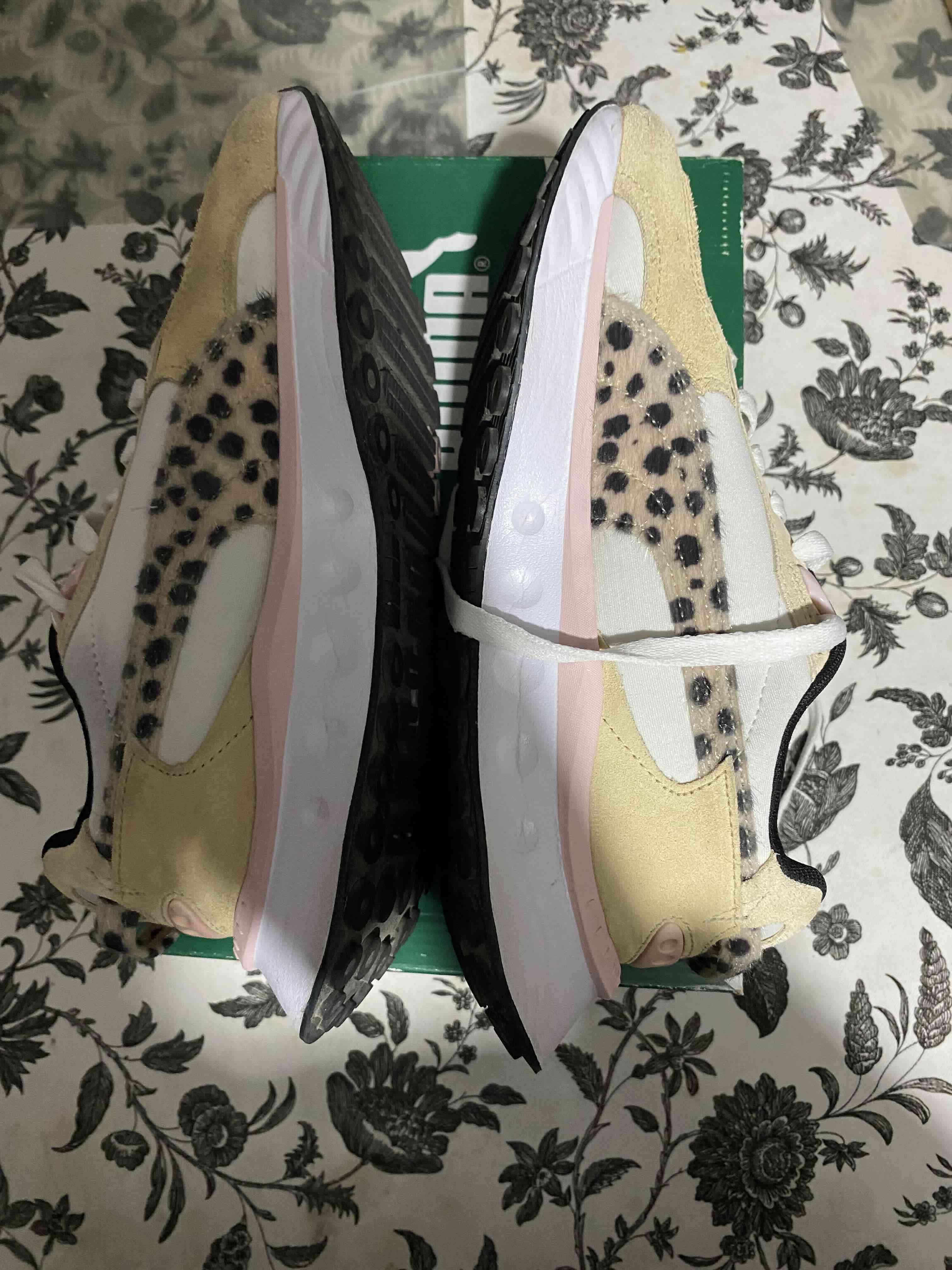 Zapatillas beige con leopardo - miniatura 2