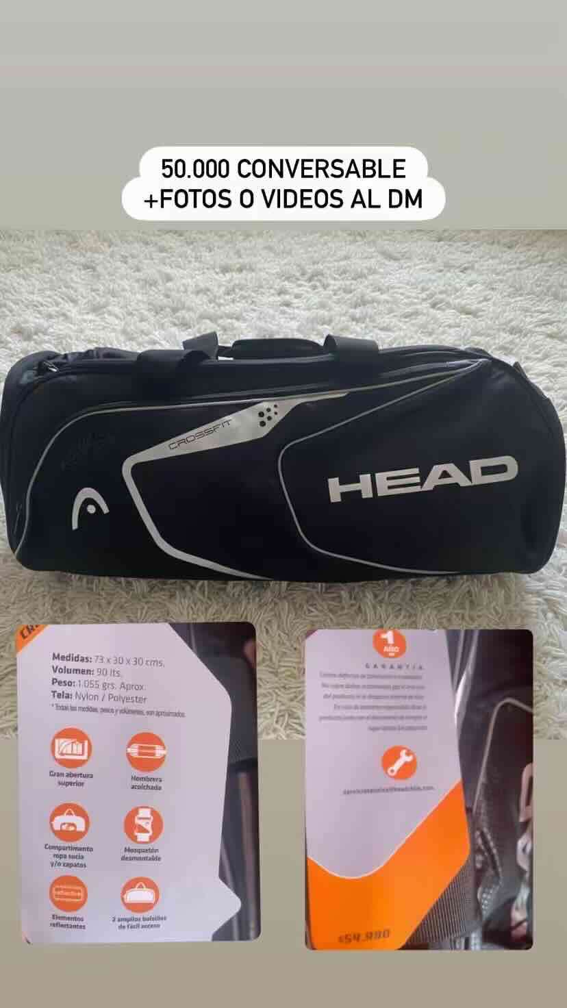Bolso Head Crossfit negro