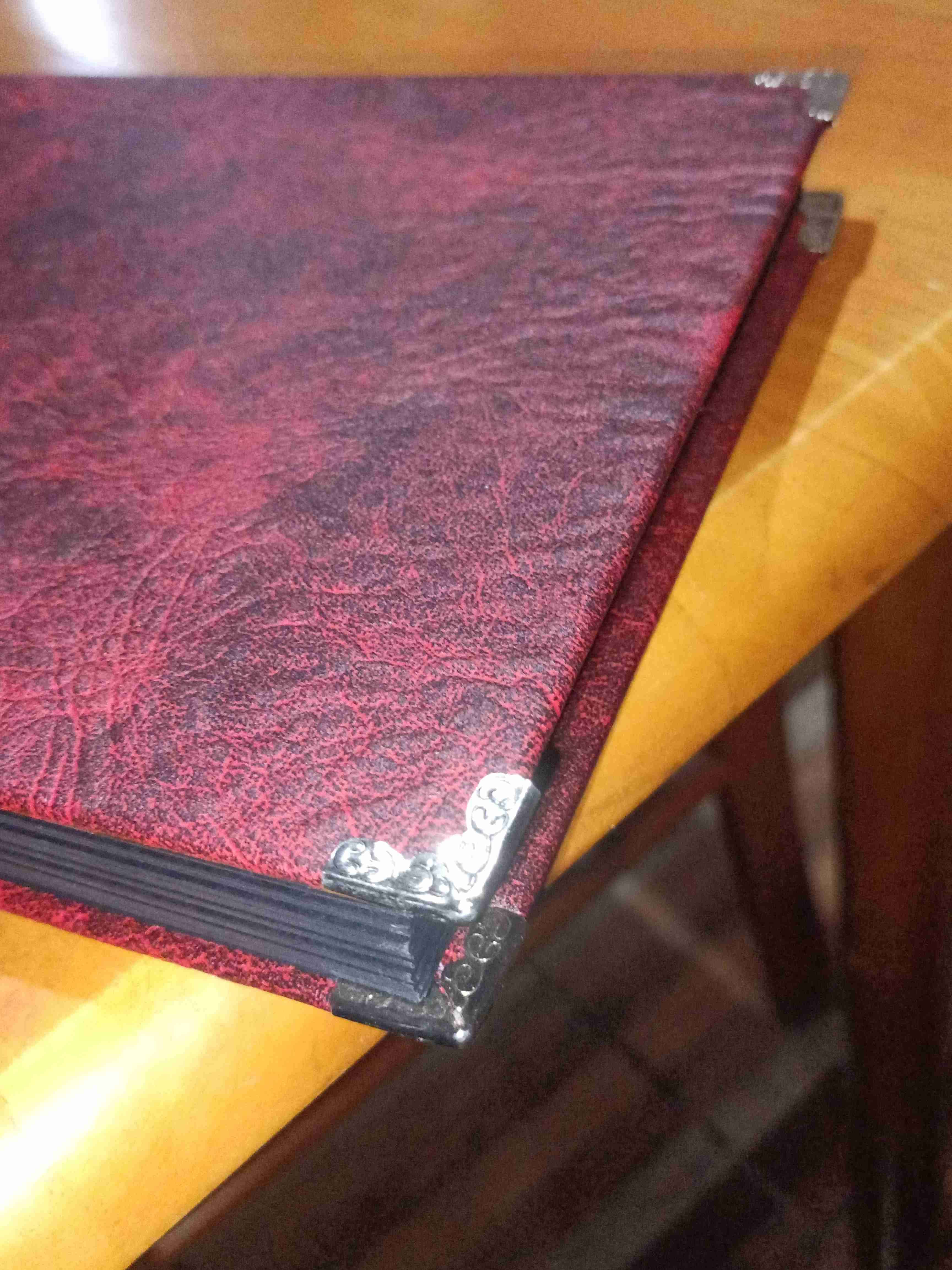 Álbum de fotos vintage rojo - miniatura 4