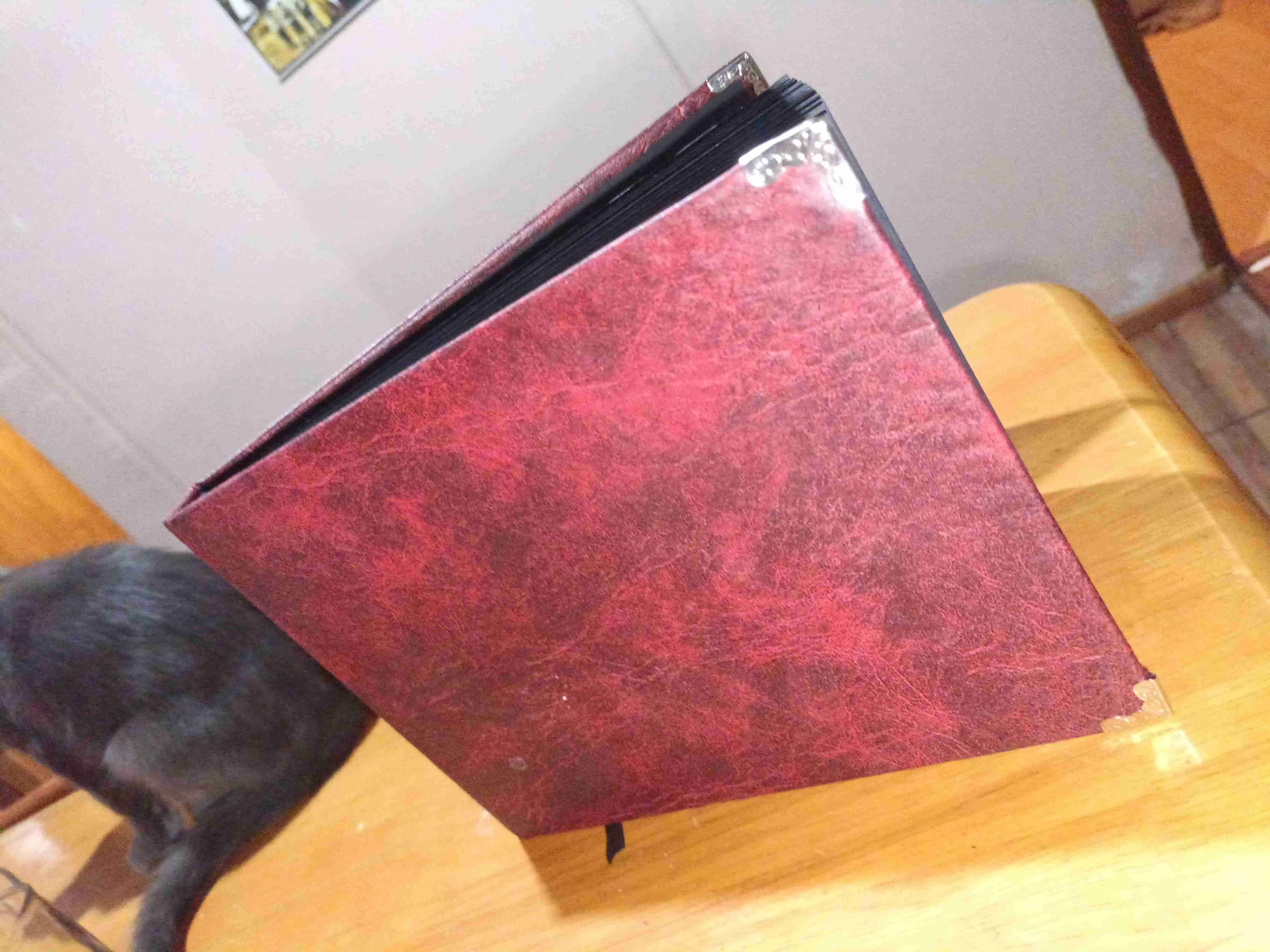 Álbum de fotos vintage rojo - miniatura 5