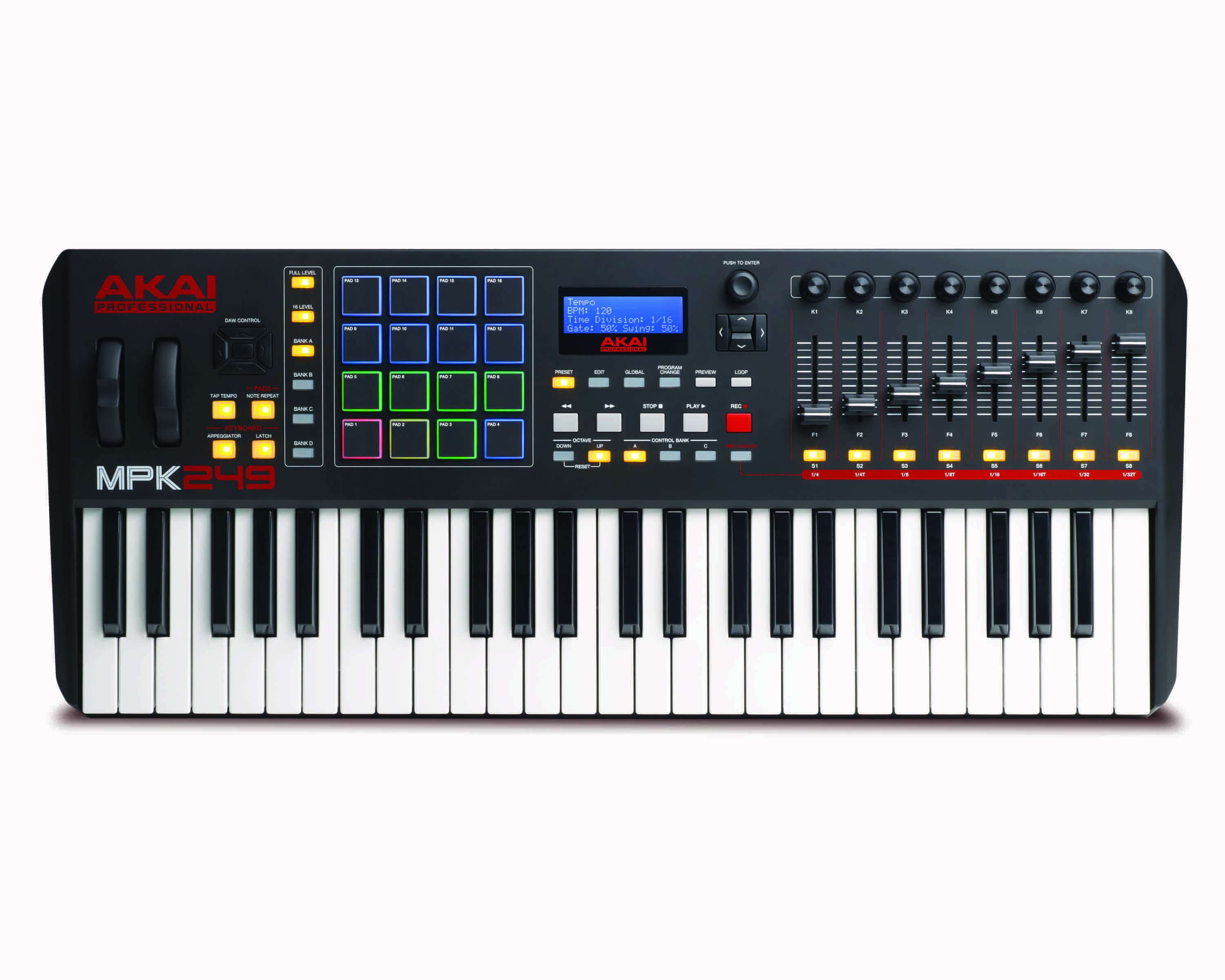 Controlador de Teclado AKAI MPK249 - miniatura 2