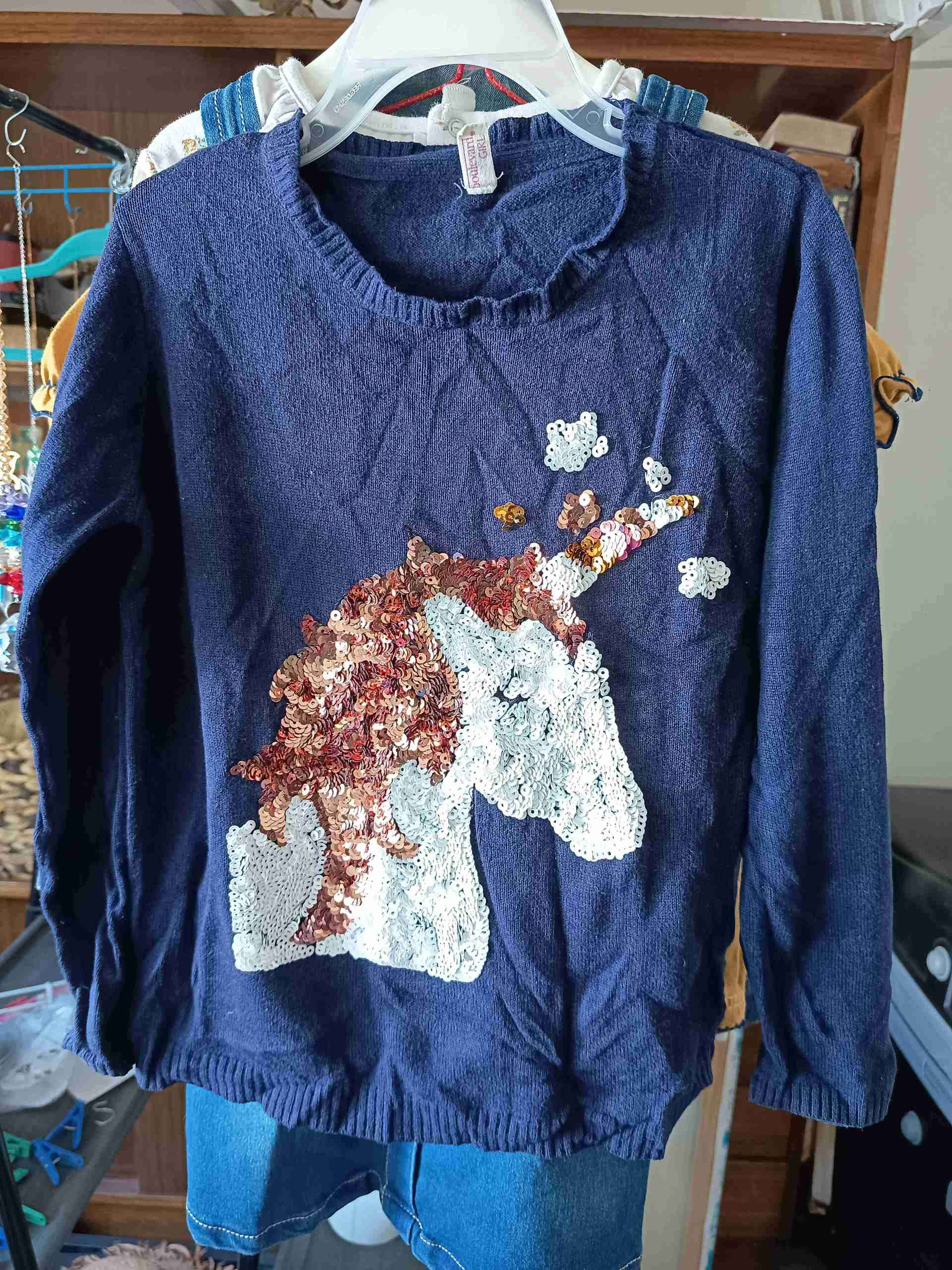 Vestido infantil floral rosa - miniatura 5