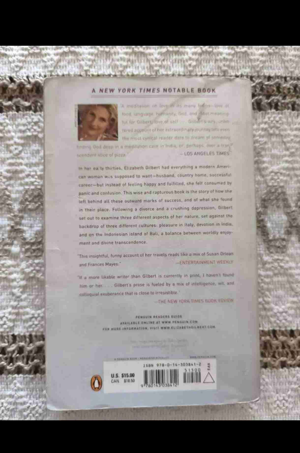 Libro 'Eat Pray Love' de Elizabeth Gilbert - miniatura 2