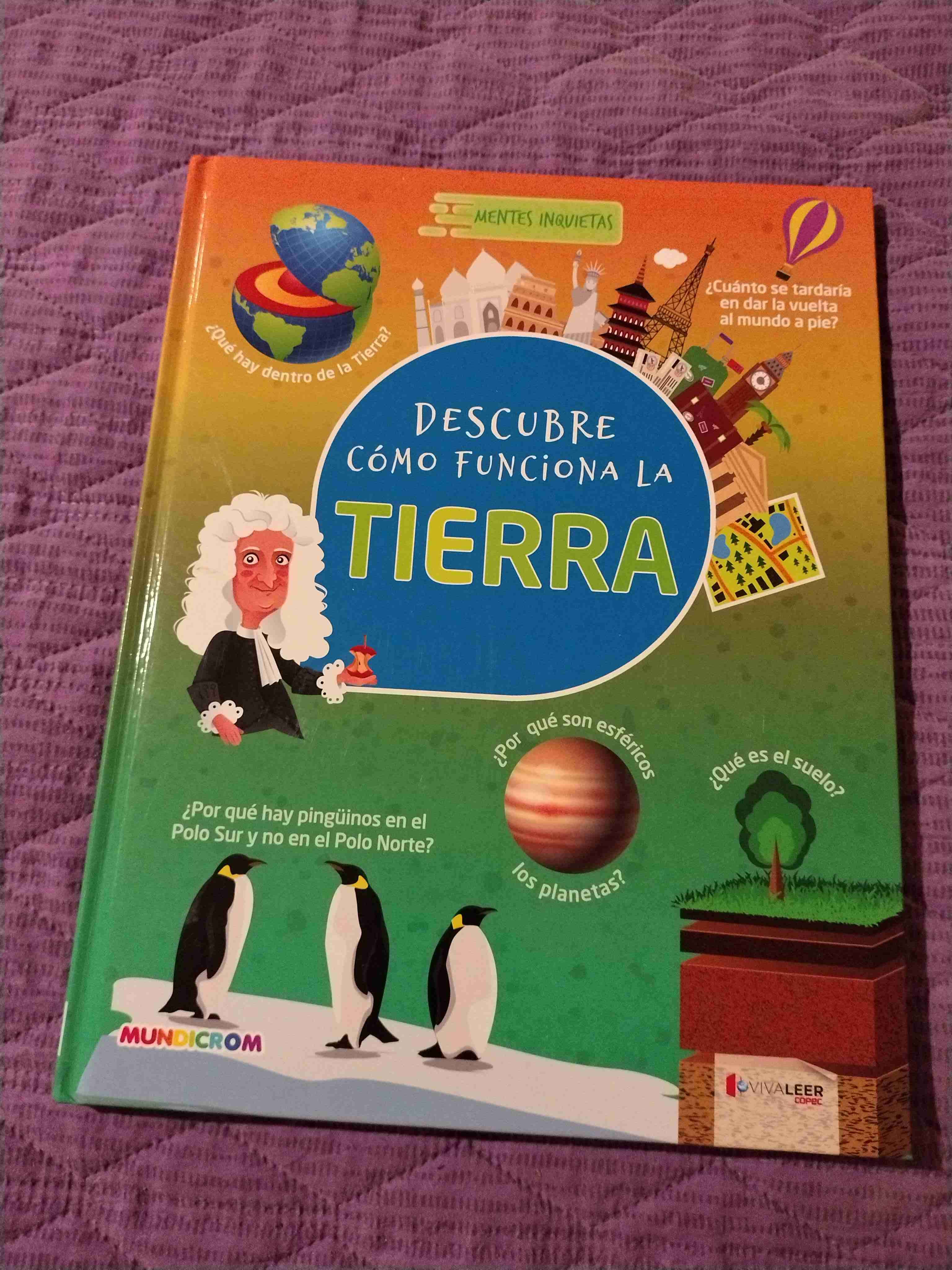 Libro "Descubre cómo funciona la Tierra"