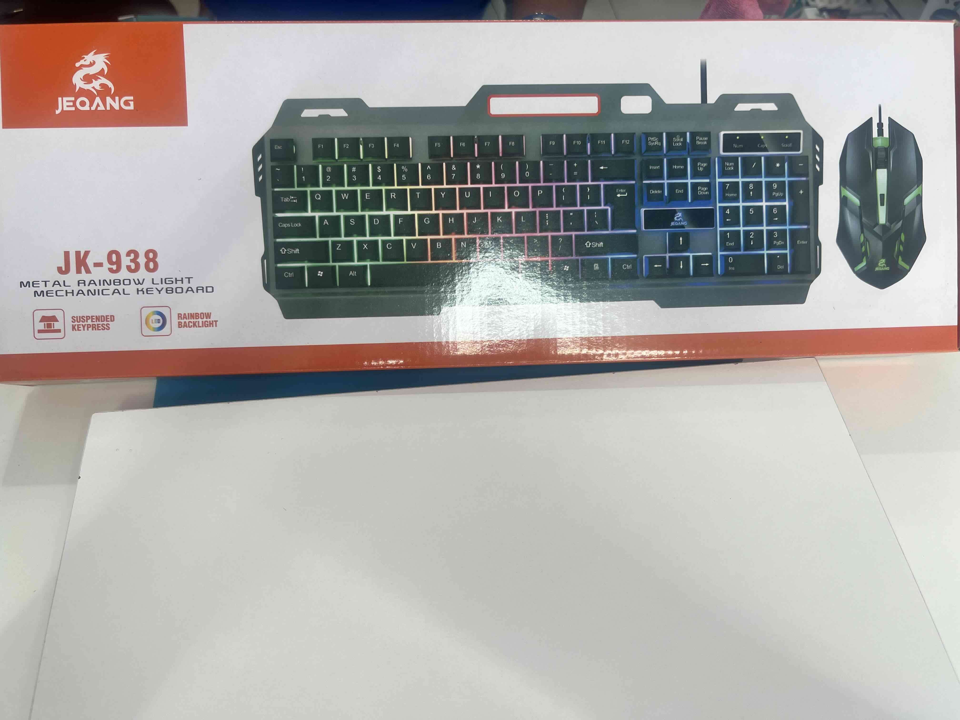 Teclado mecánico Jeqang JK-938 RGB
